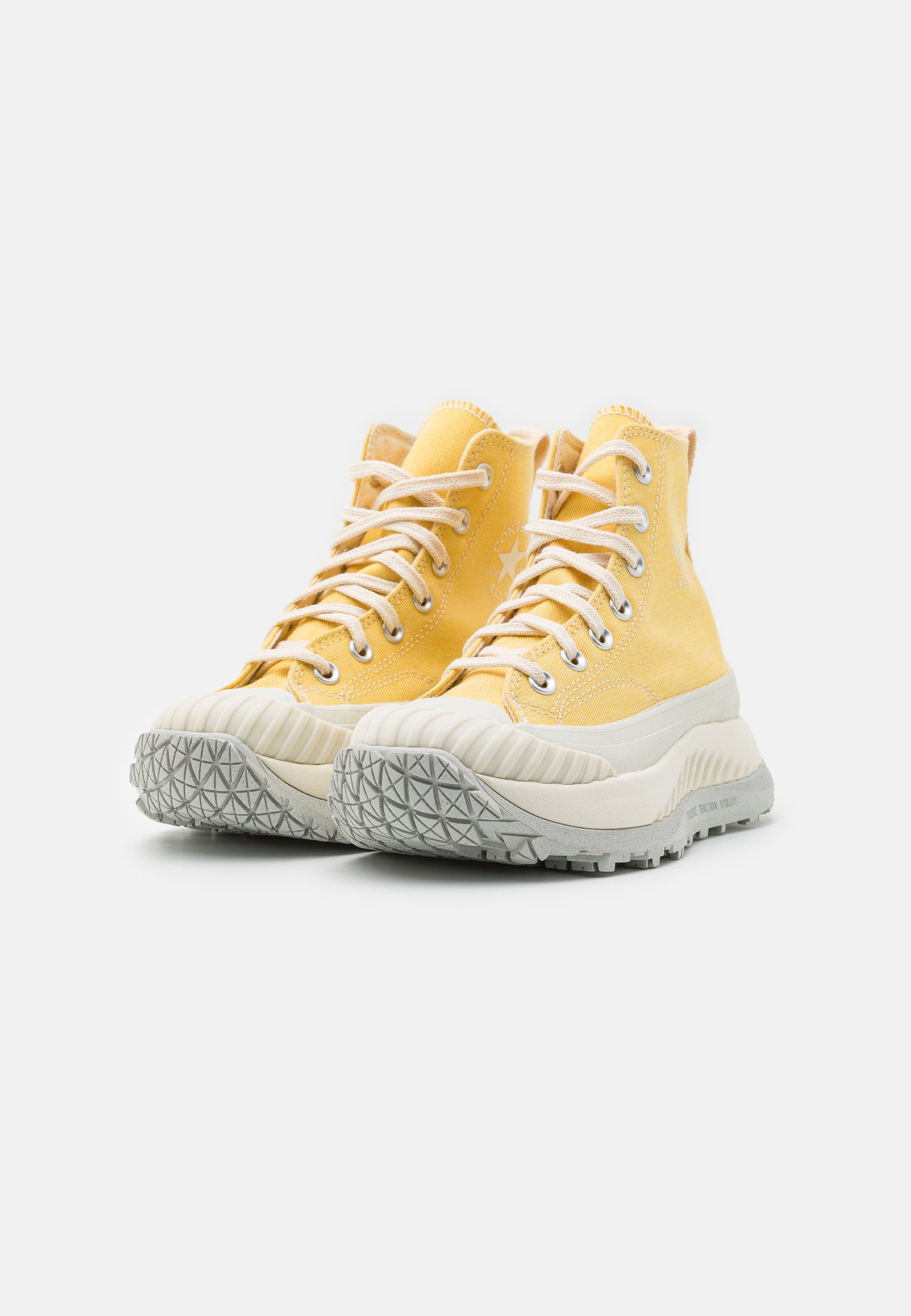 Converse CHUCK 70 AT-CX NATURE DYE UNISEX - High-top trainers - yellow/egret/light yellow