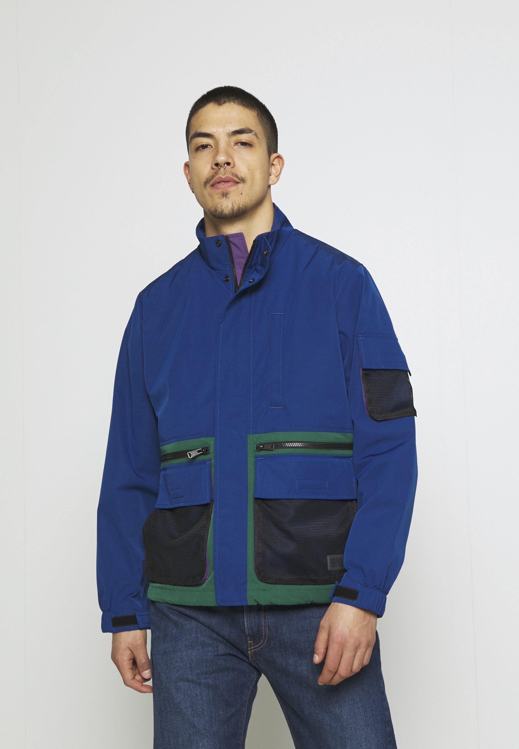 Levi's® HEADLANDS TACTICAL UNISEX - Summer jacket - blues/dark blue