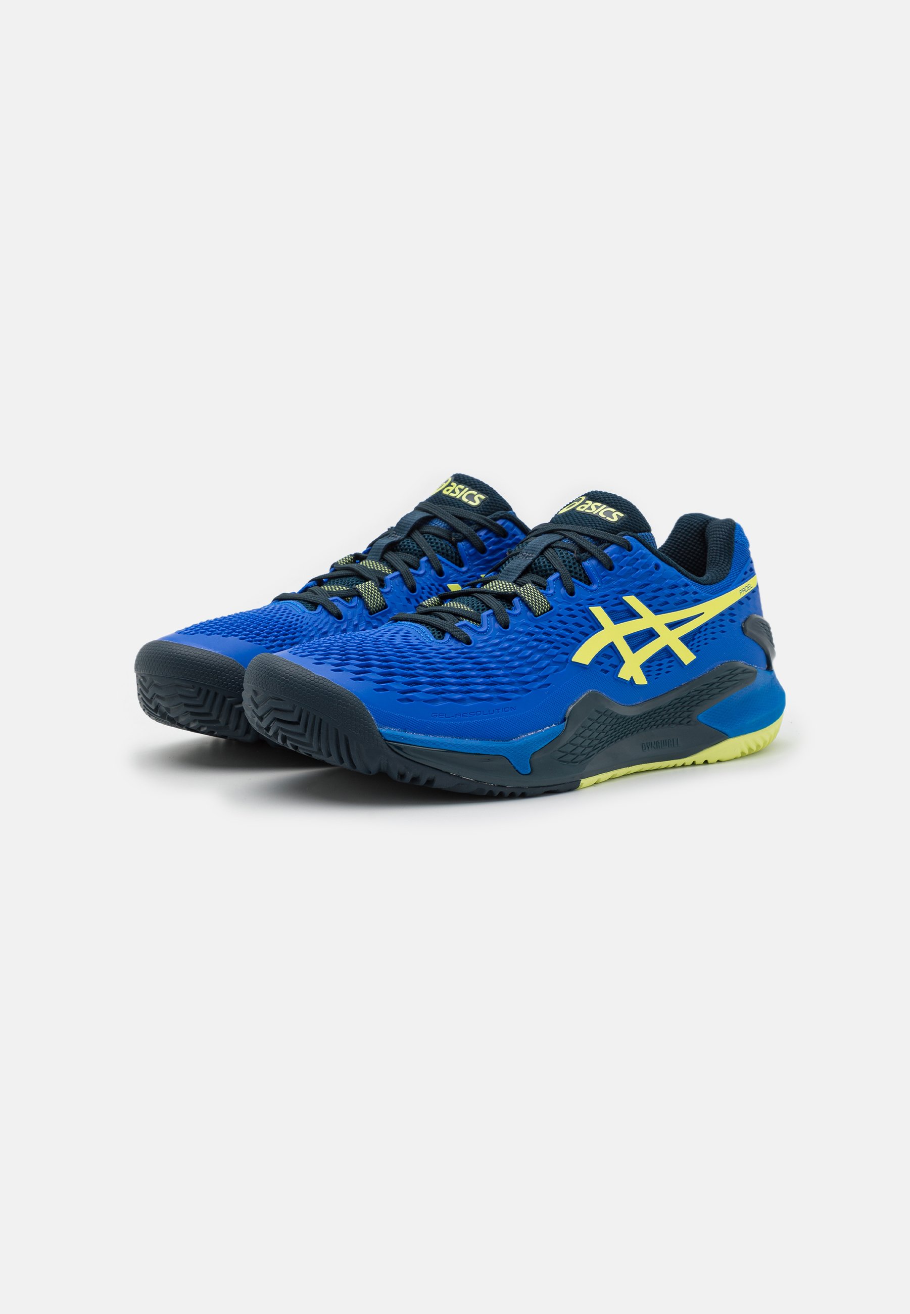 ASICS GEL-RESOLUTION 9  - Padel shoes - illusion blue/glow yellow/blue