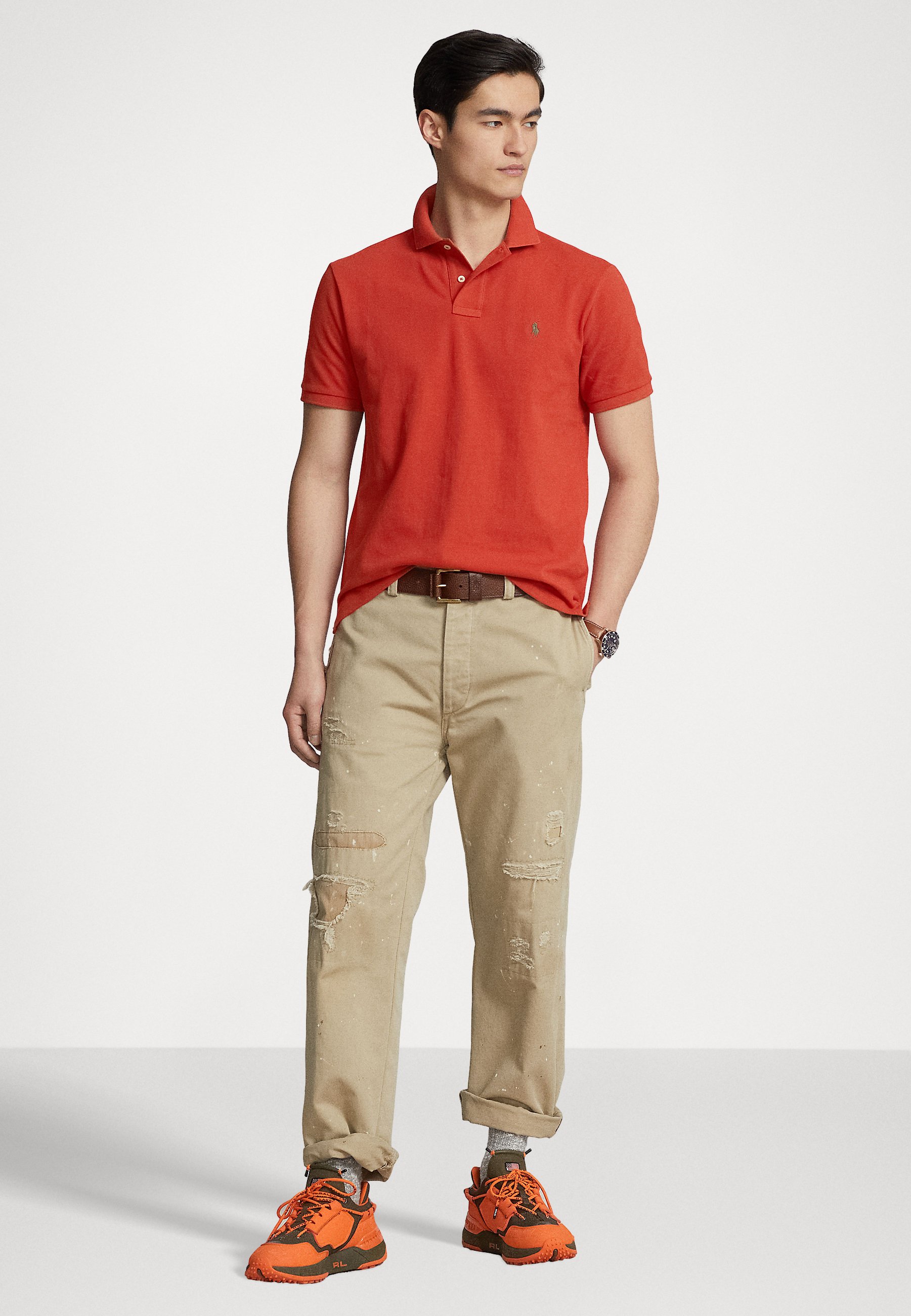 Polo Ralph Lauren SHORT SLEEVE - Polo shirt - sportsman orange/orange