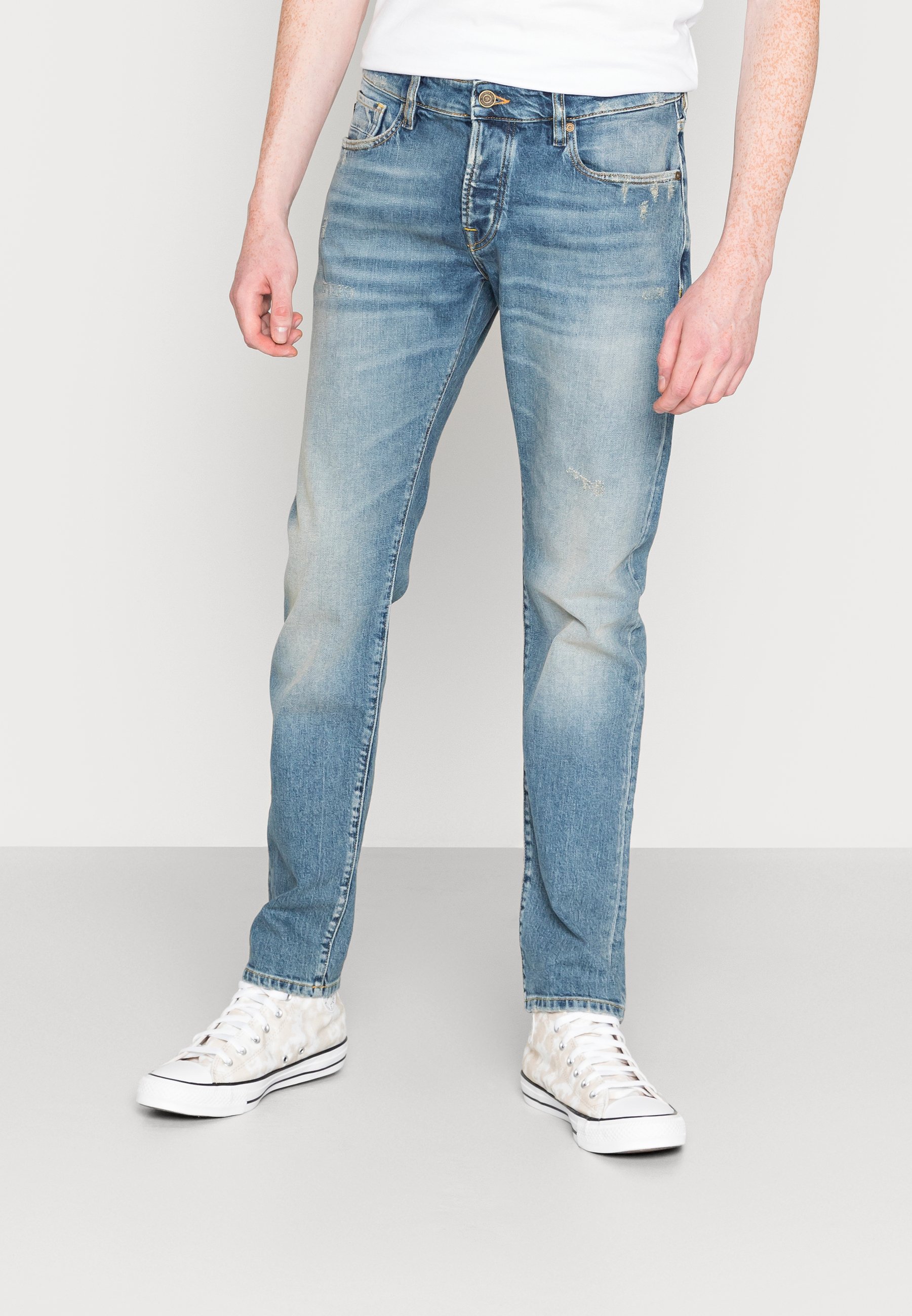 Scotch & Soda Straight leg jeans - earth blue/blue denim