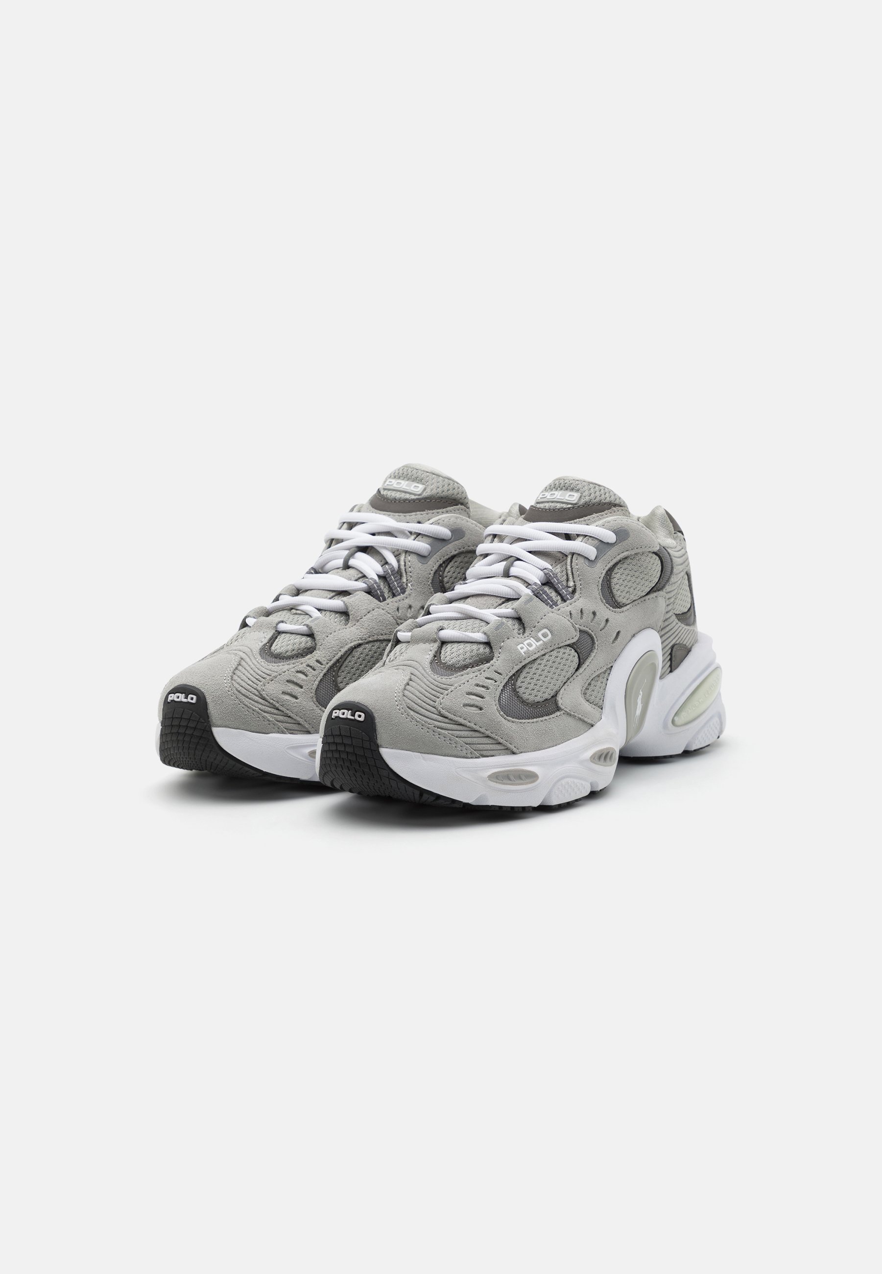 Polo Ralph Lauren LACE - Trainers - grey/white/grey