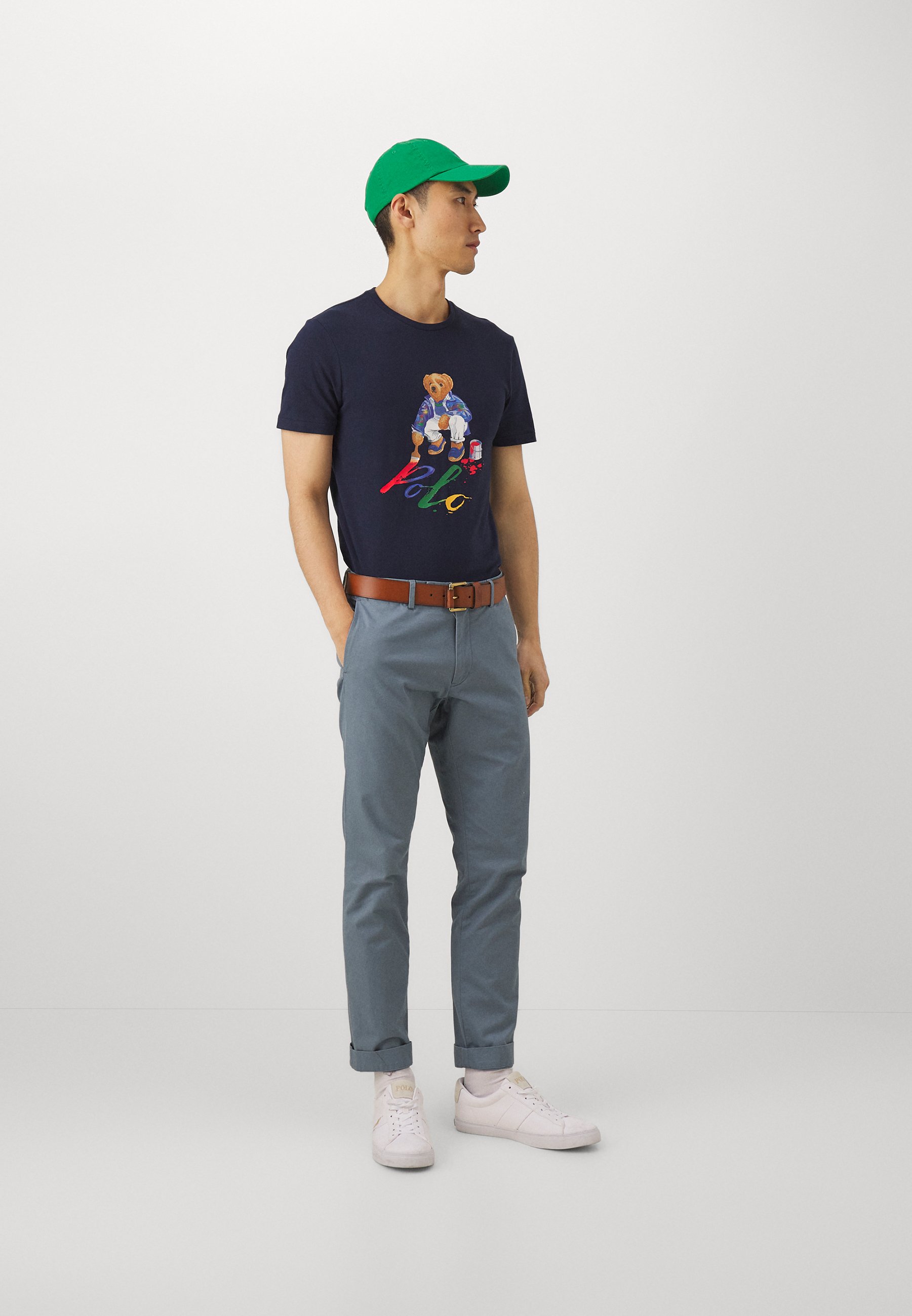 Polo Ralph Lauren SHORT SLEEVE - Print T-shirt - cruise navy/dark blue