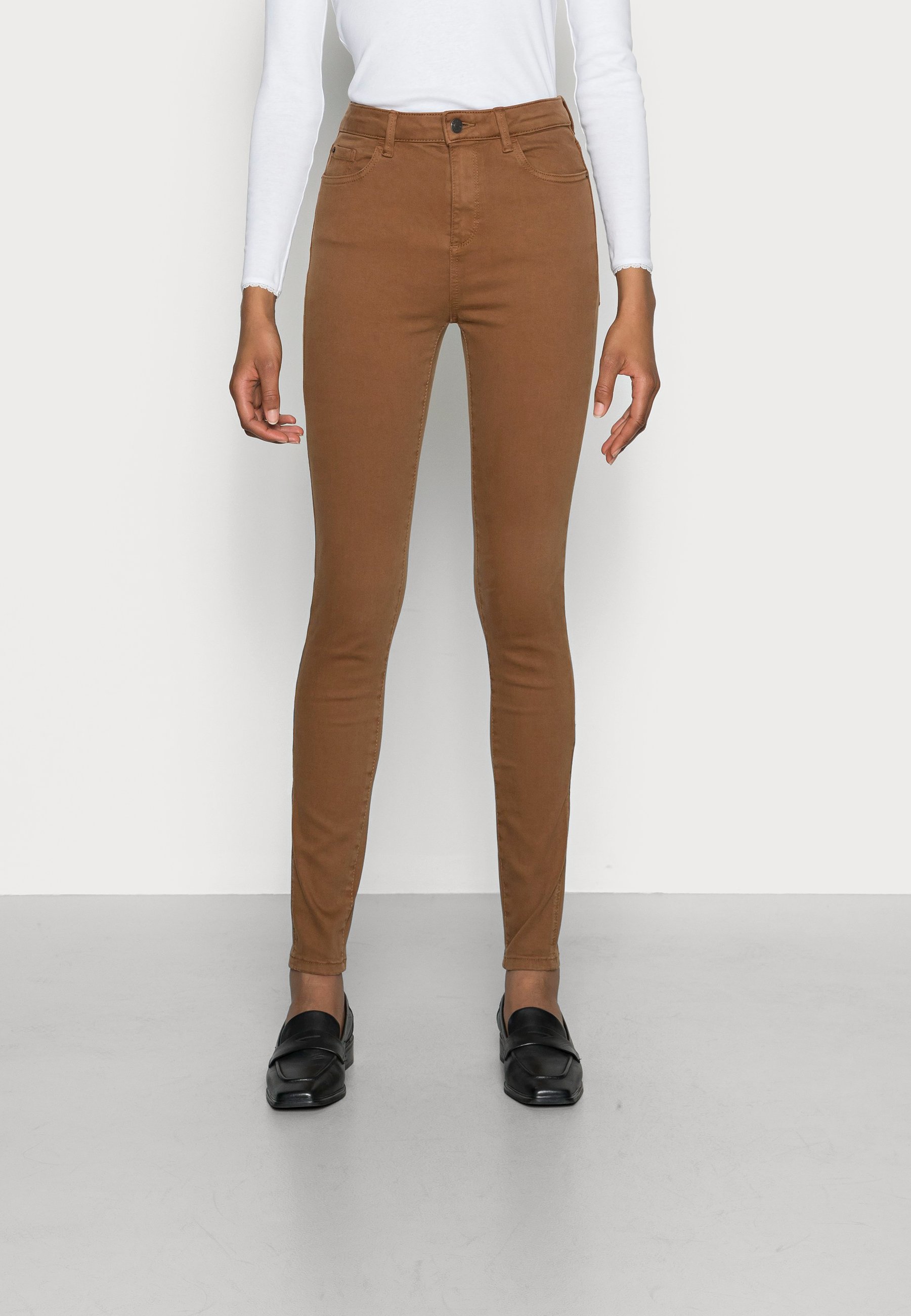 Esprit SHAPING - Jeans Skinny Fit - toffee/brown