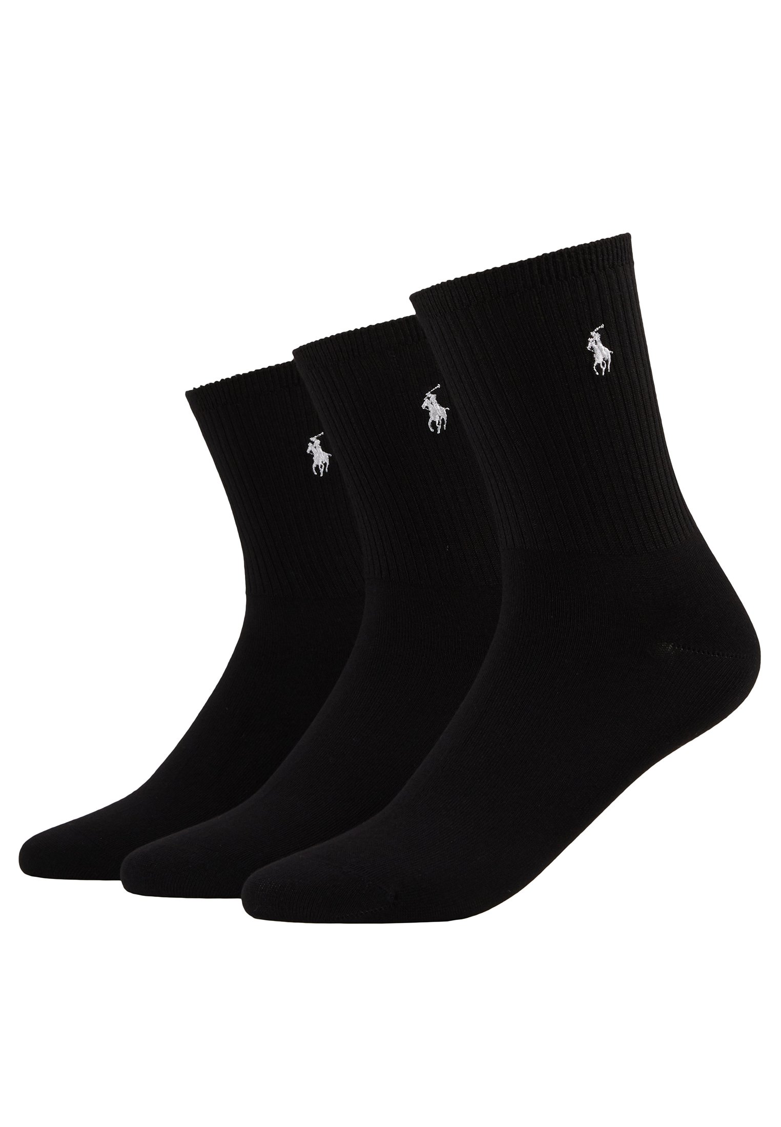 Polo Ralph Lauren SUPERSOFT CREW SOCK 3-PACK - Socks - black