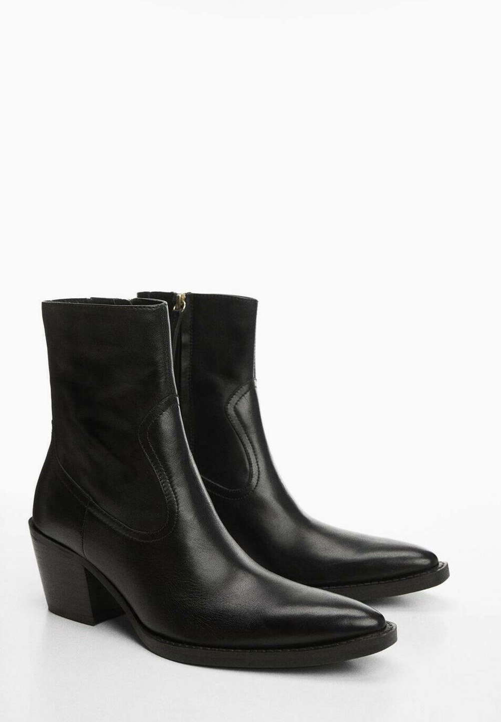 Mango Classic ankle boots - zwart/black