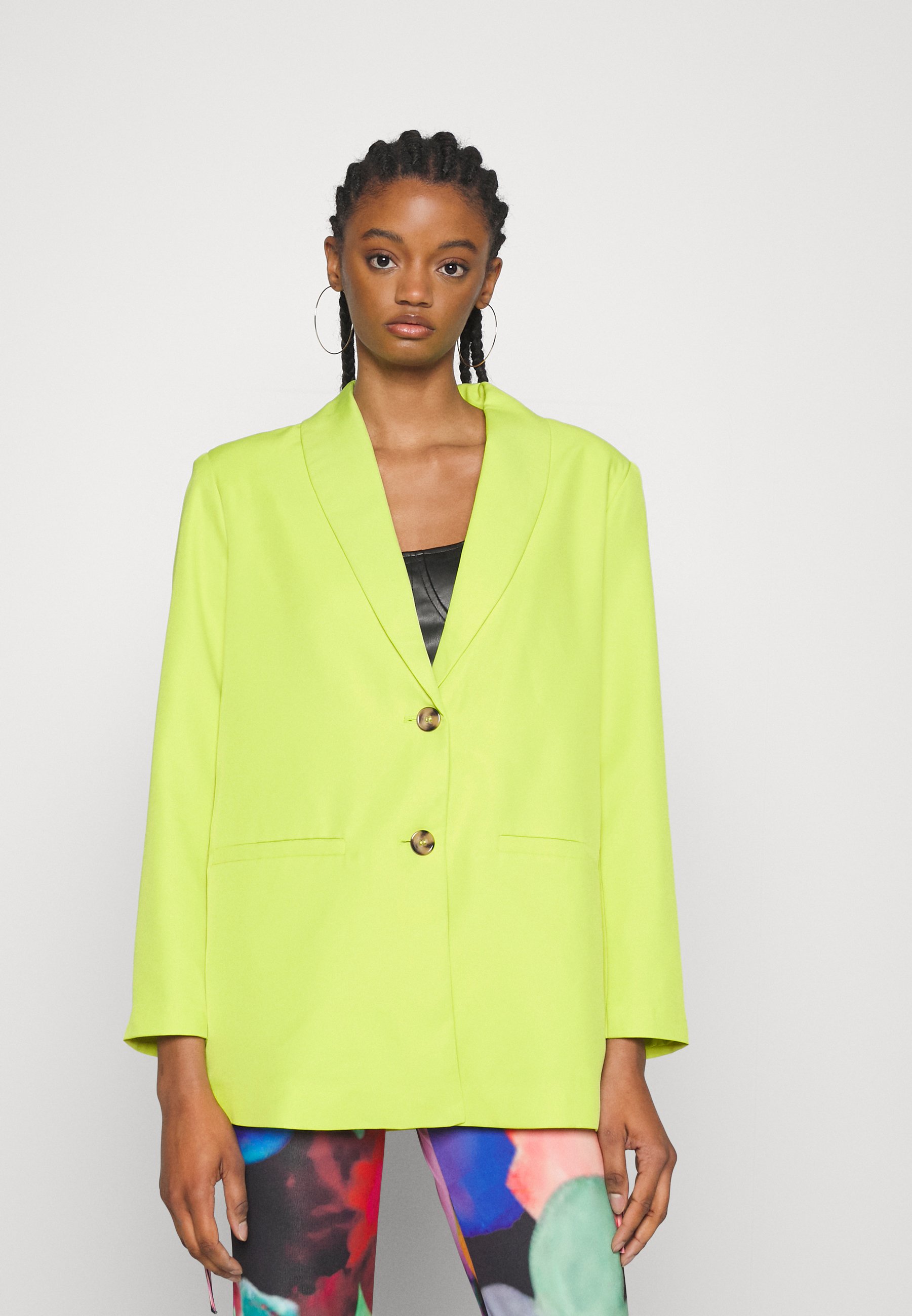 ONLY ONLLIPPA-FREY L/S TLR - Blazer - lime punch/yellow