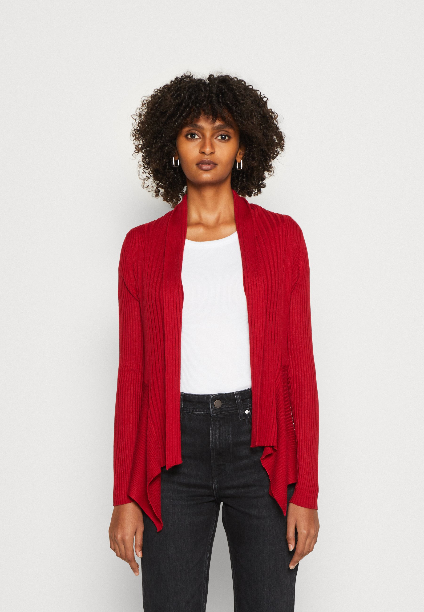 Esprit CARDIGAN - Cardigan - dark red