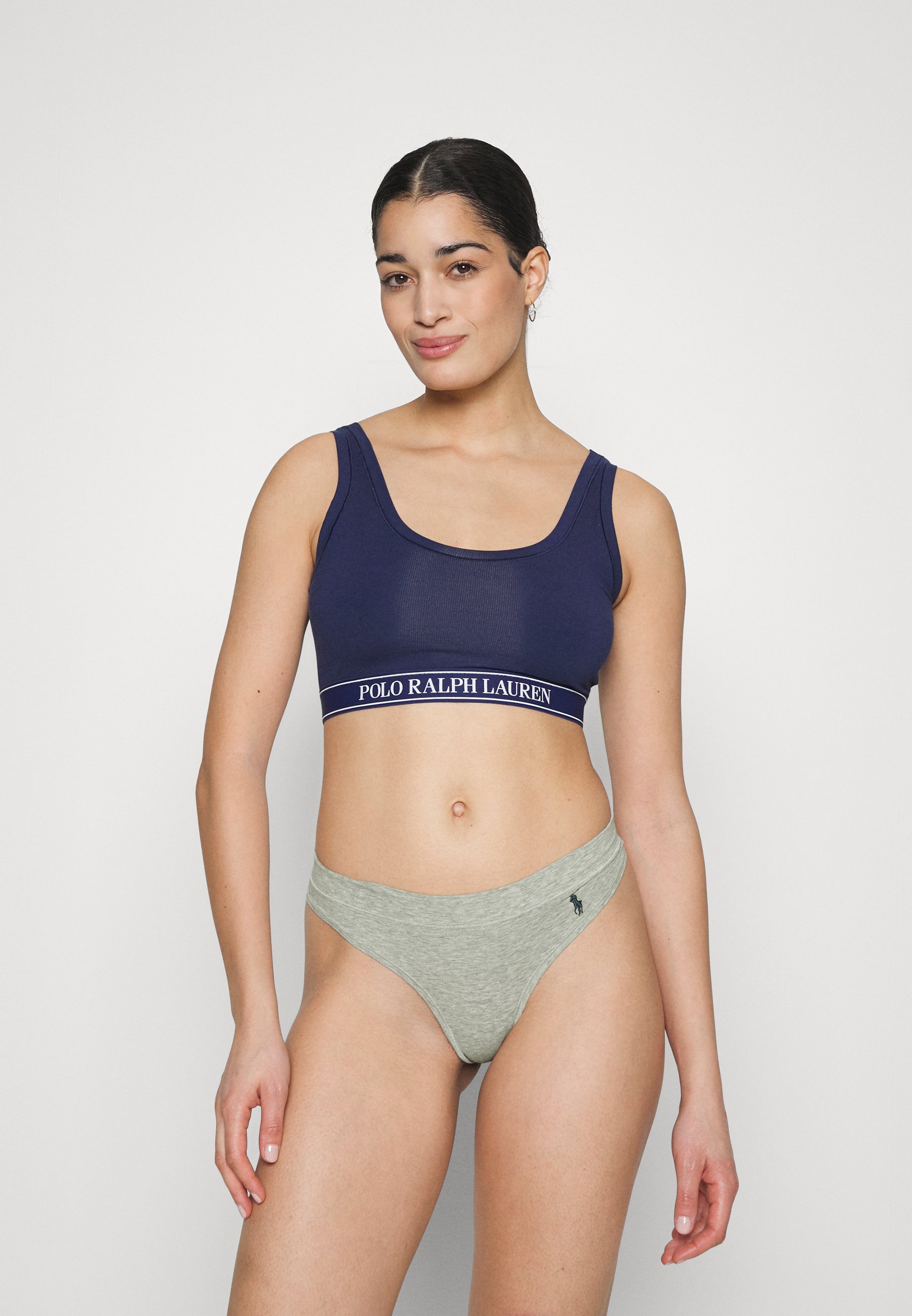 Polo Ralph Lauren THONG - Thong - heather grey/grey