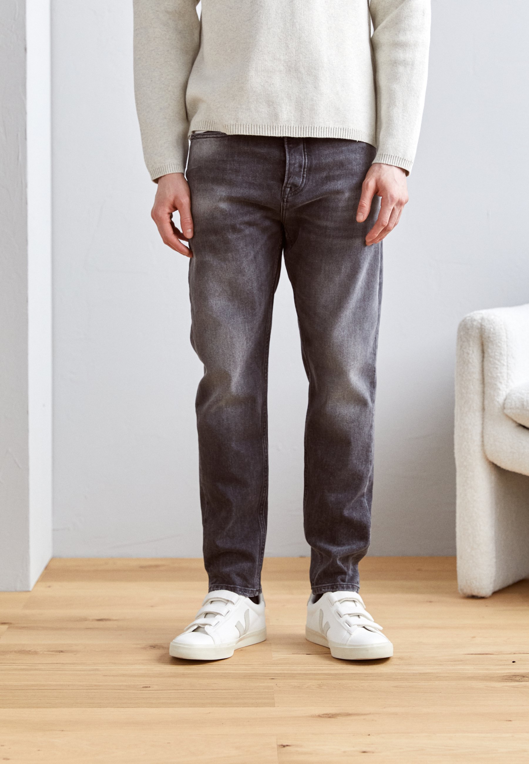 Scotch & Soda SEASONAL ESSENTIALS THE DROP NIGHTLIFE - Jeans Tapered Fit - nightlife/grey denim