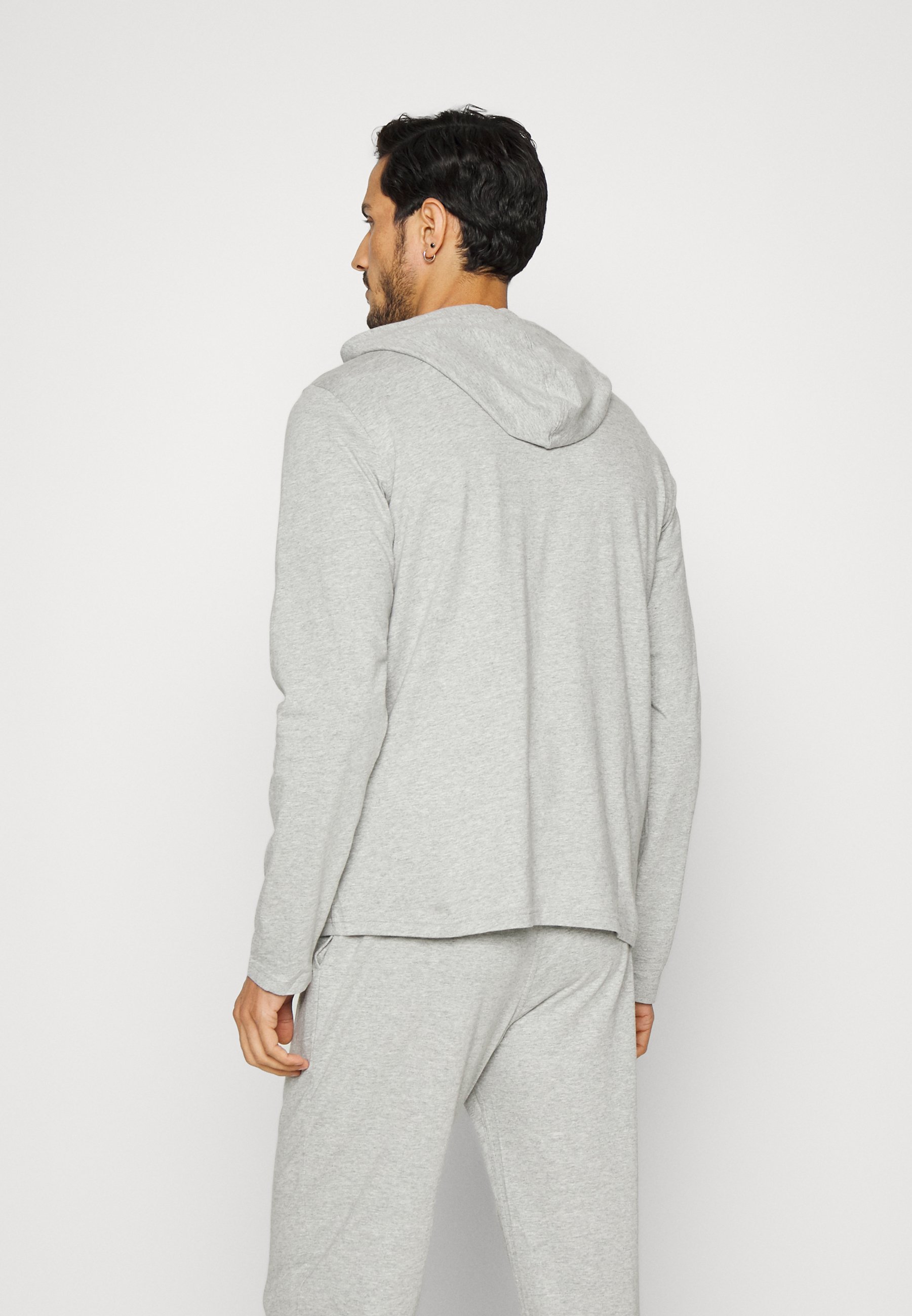 Polo Ralph Lauren HOODIE - Pyjama top - andover heather/dark blue
