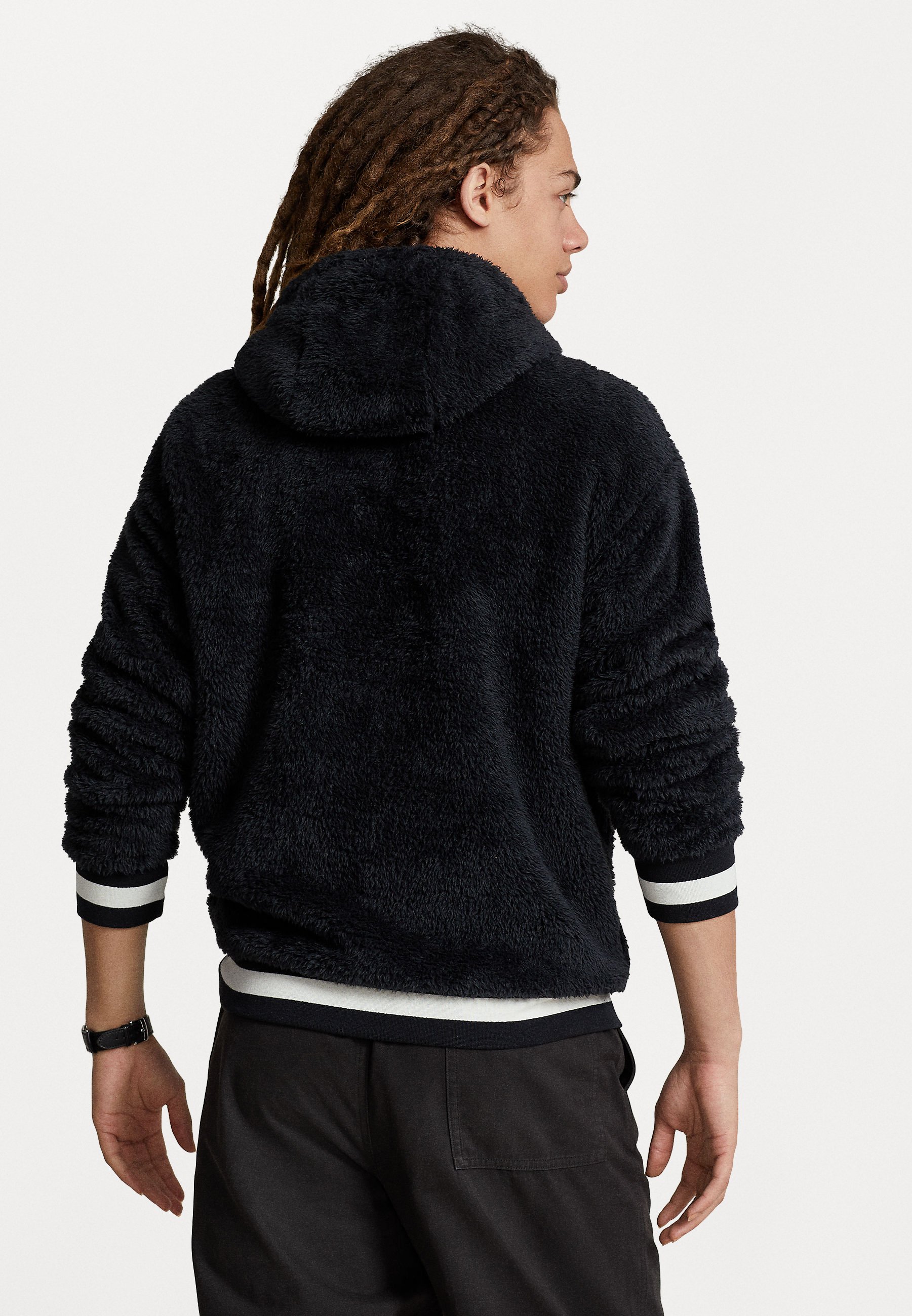 Polo Ralph Lauren HOOD LONG SLEEVE - Hoodie - black