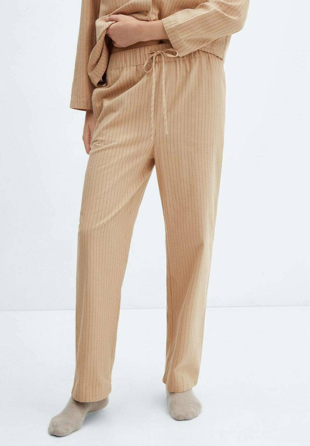 Mango CLOWE - Trousers - open beige/beige