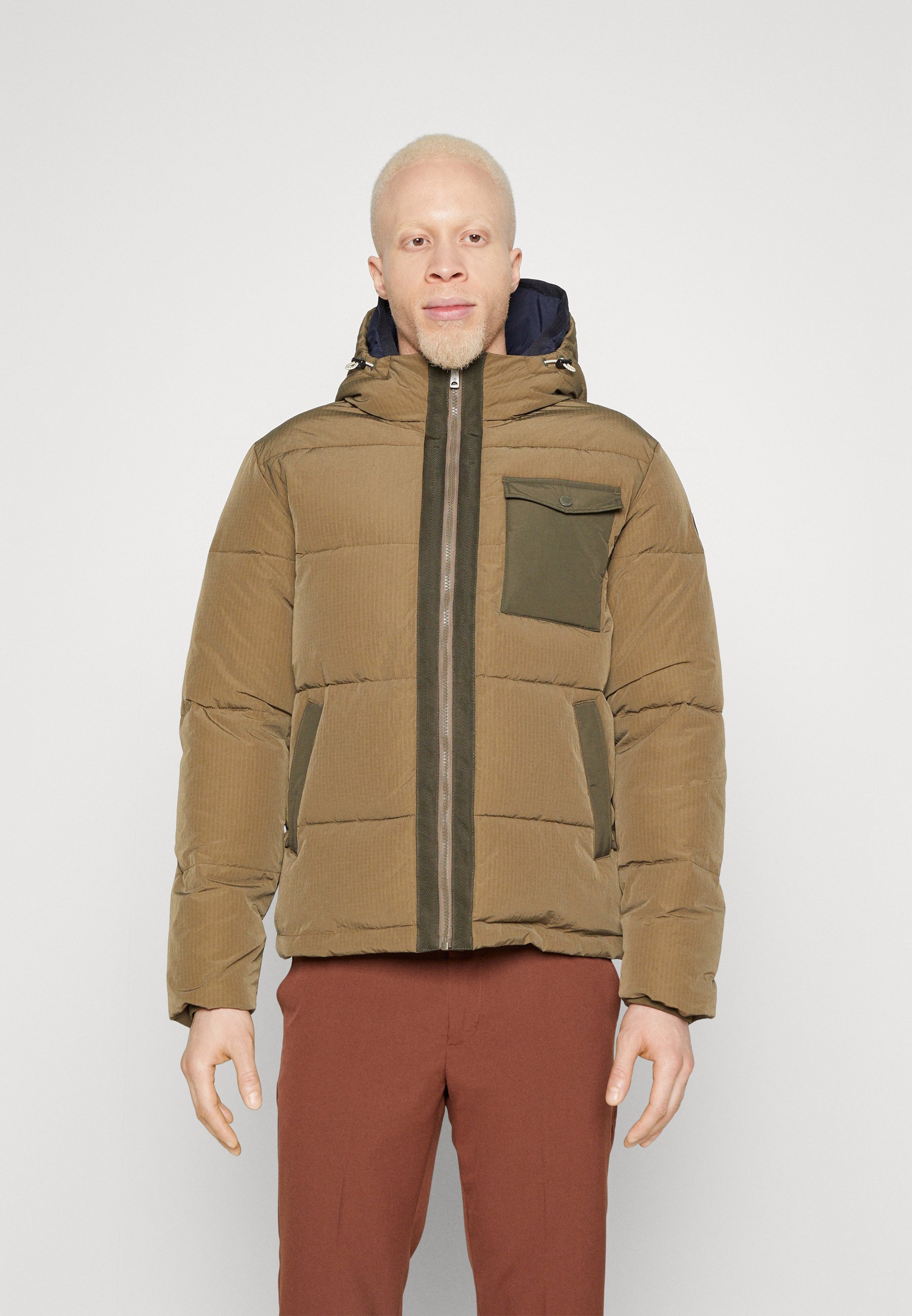 Scotch & Soda HOODED JACKET - Winter jacket - khaki