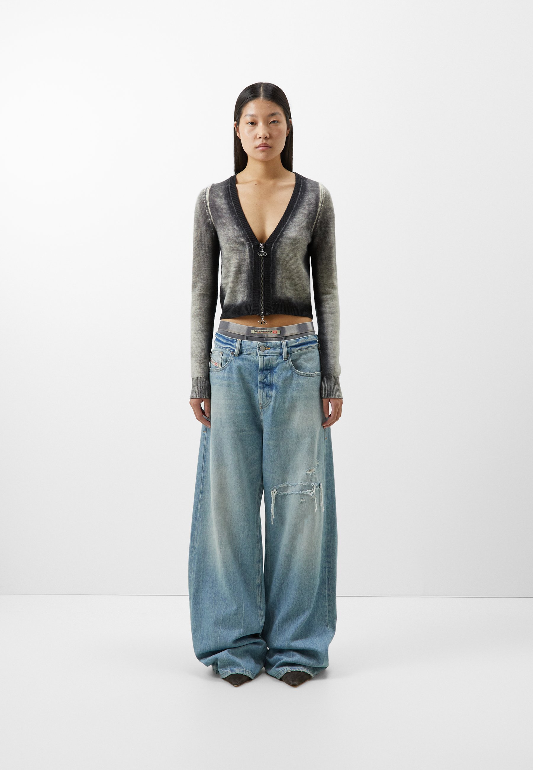 Diesel D-SIRE - Relaxed fit jeans - denim/light-blue denim