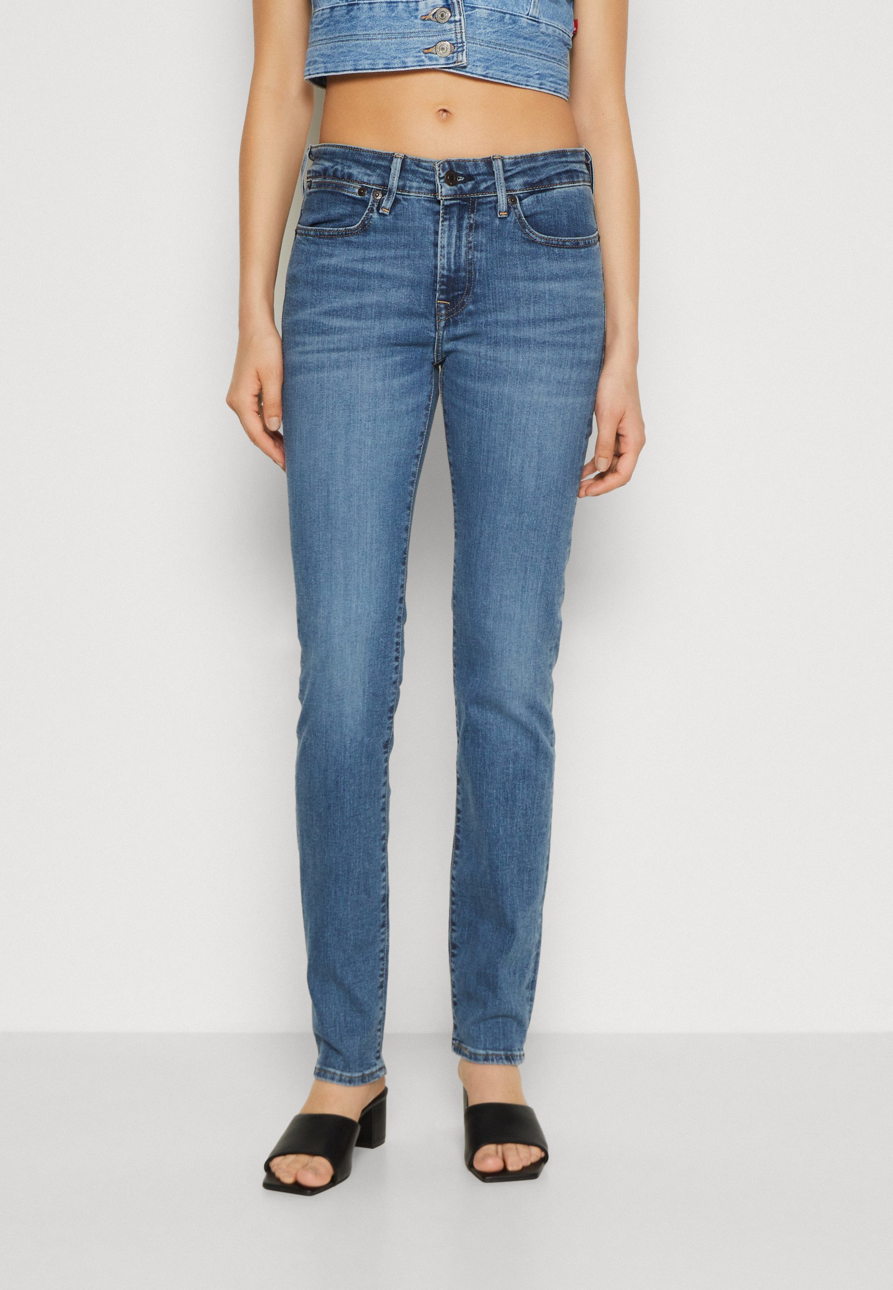 Levi's® 712™ SLIM WELT POCKET - Slim fit jeans - medium indigo/dark-blue denim