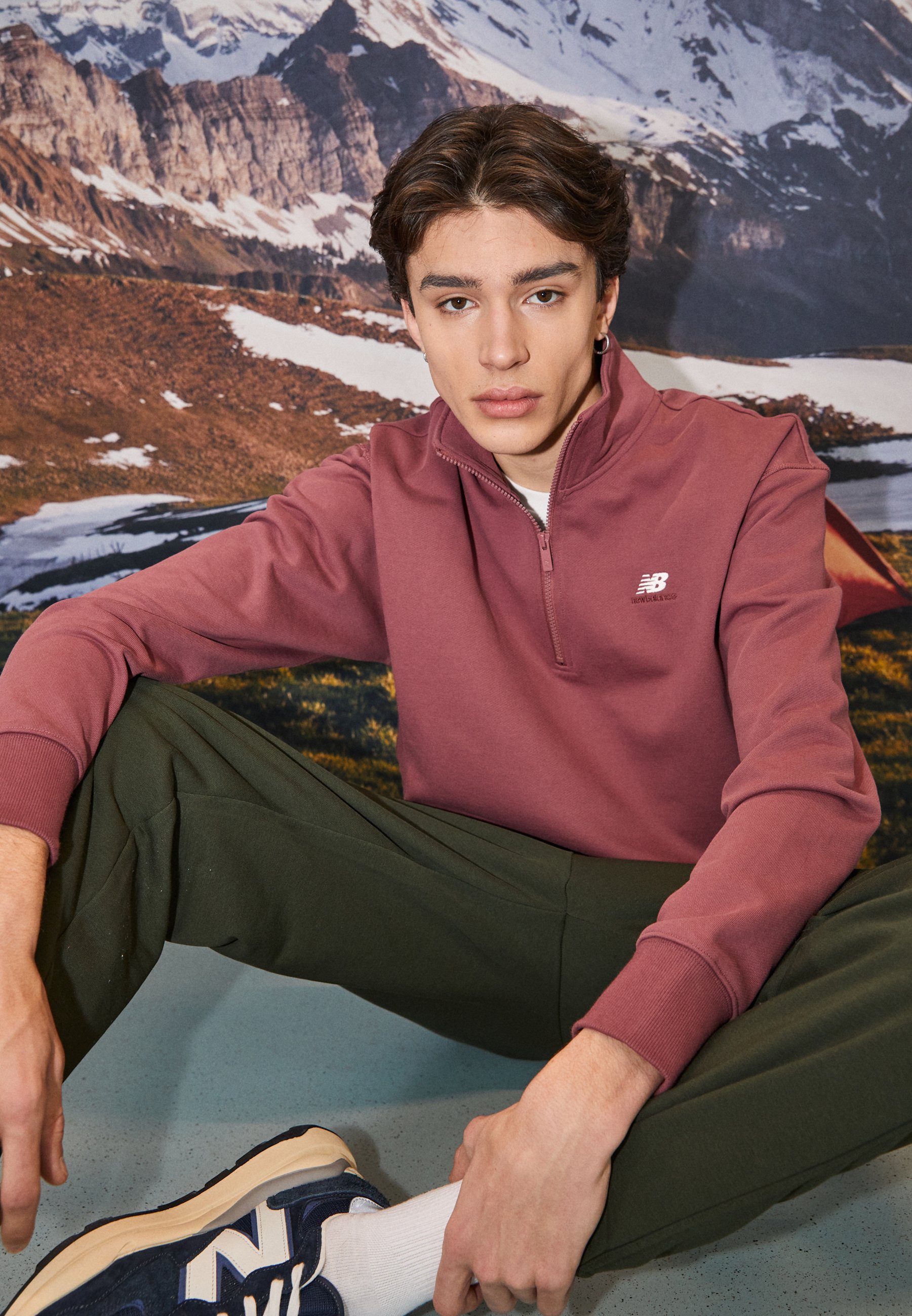 NB Sweatshirt - bordeaux