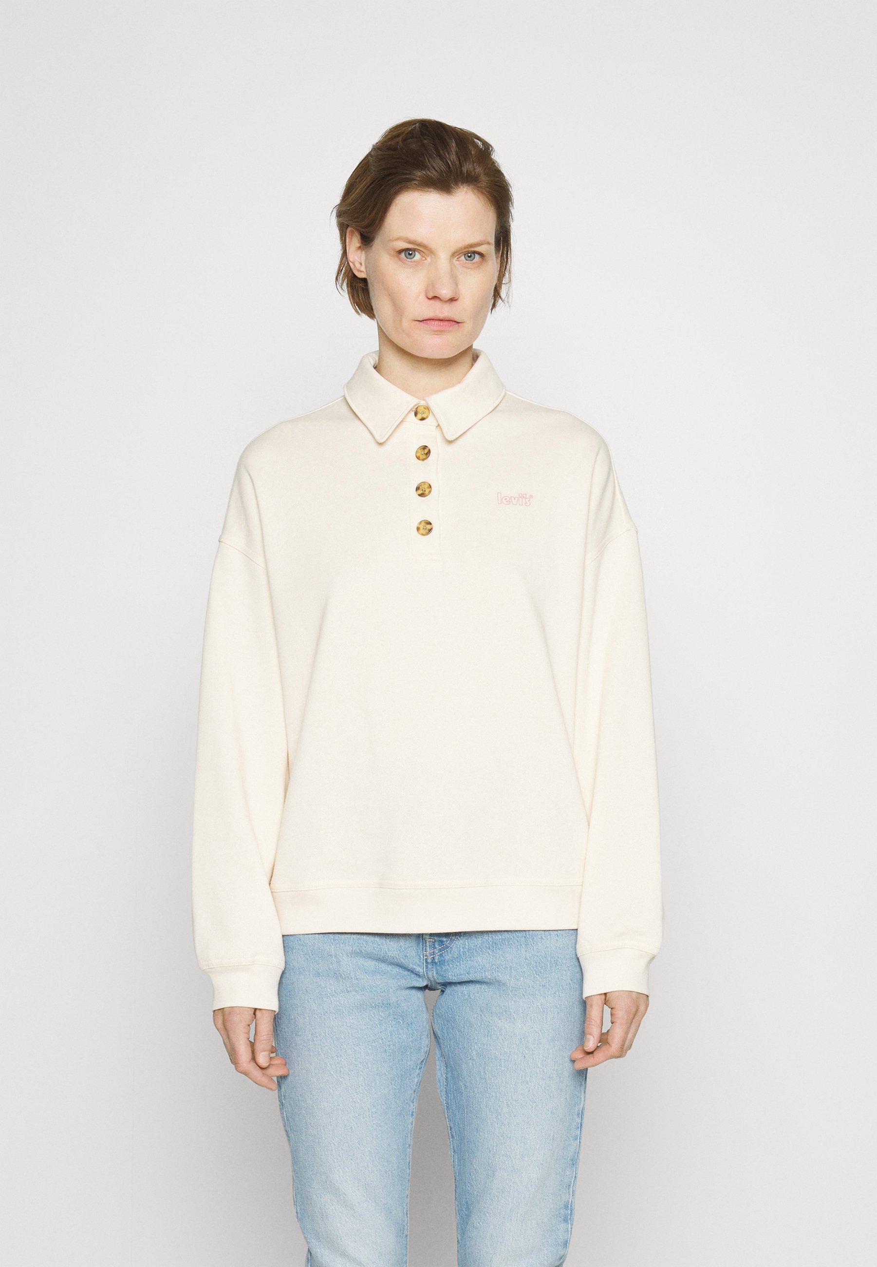 Levi's® STEVIE - Sweatshirt - white smoke/beige