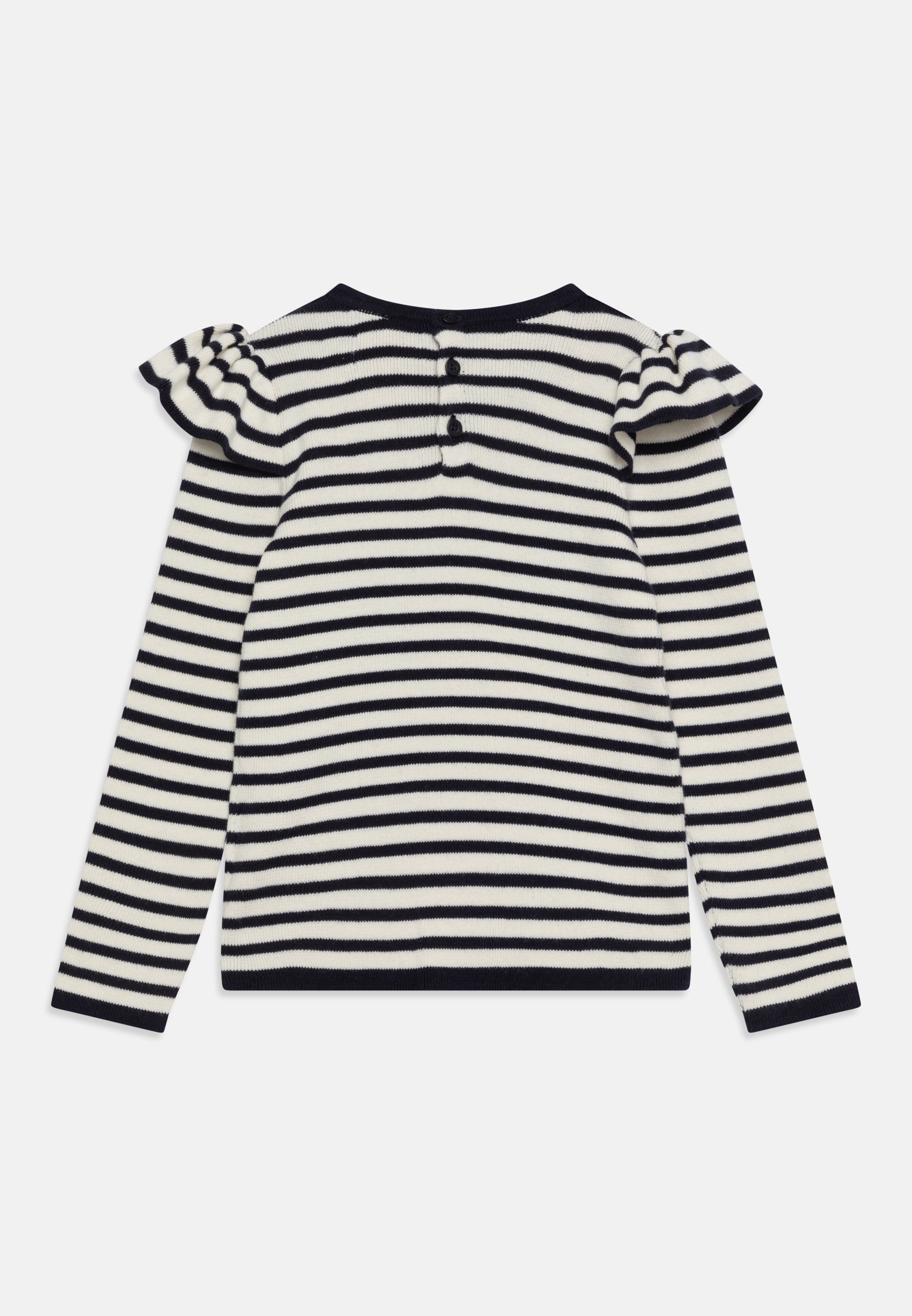 Polo Ralph Lauren RUFFLE - Jumper - navy/clubhouse cream/dark blue