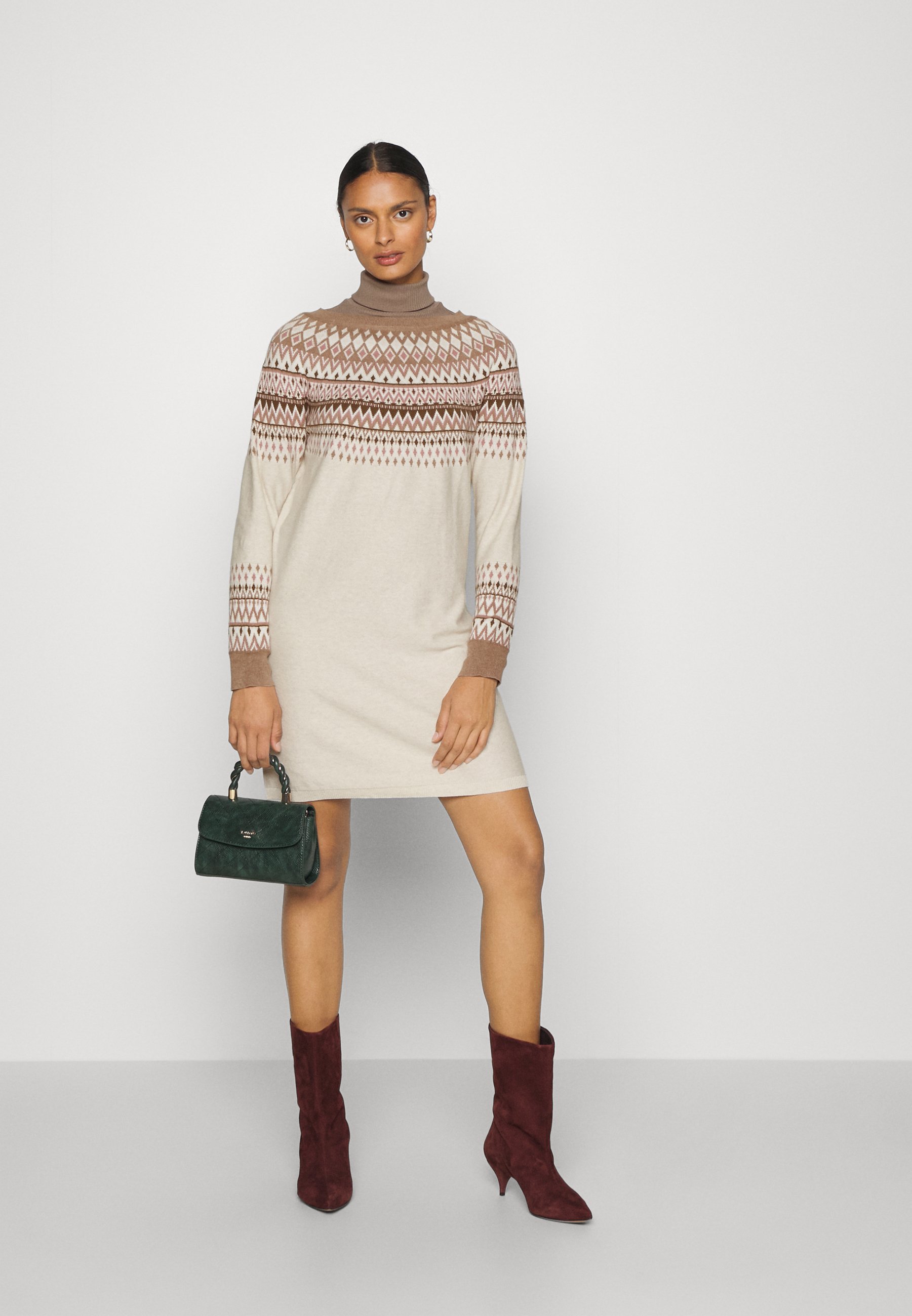 Esprit FINE - Jumper dress - sand