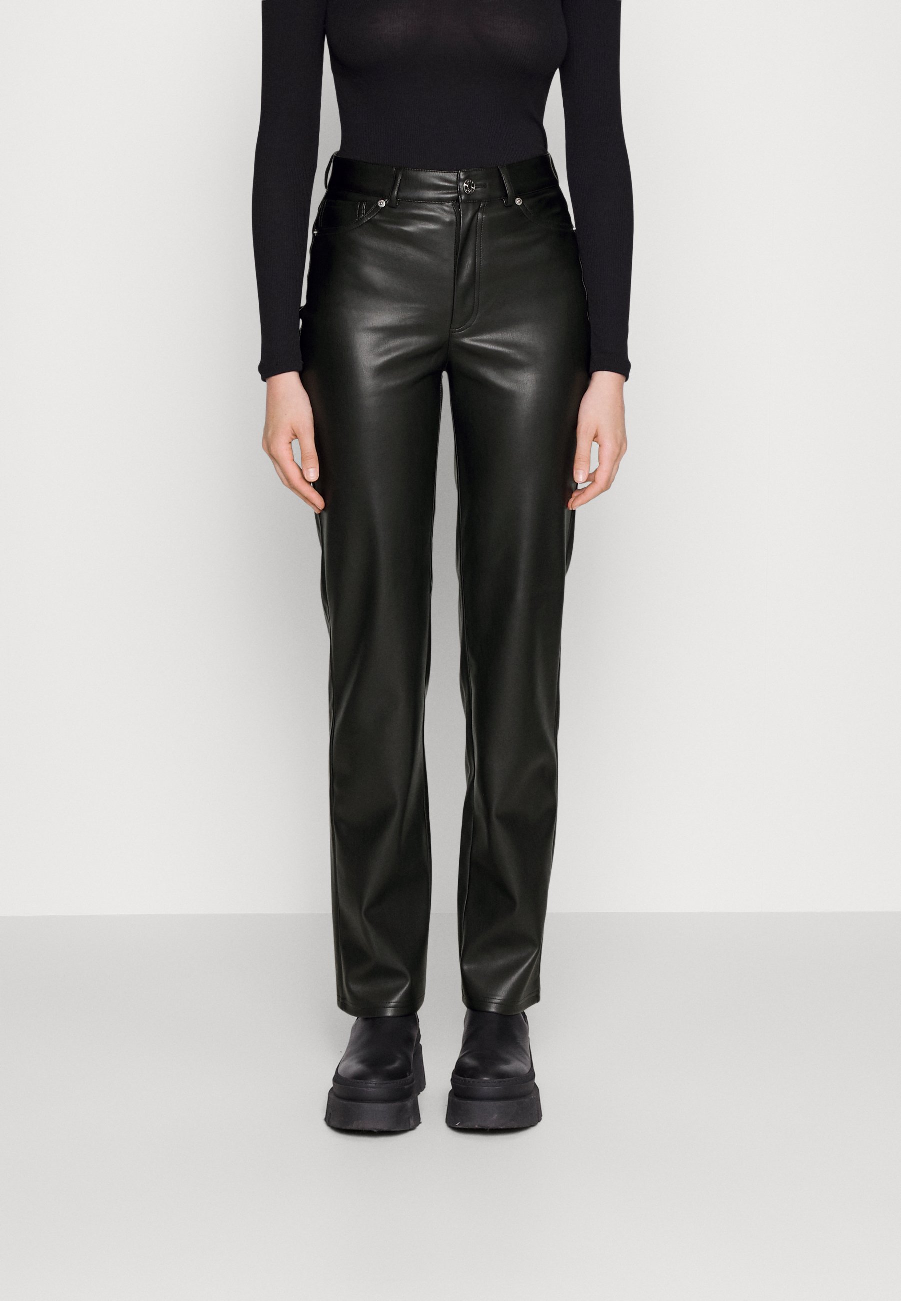 ONLY ONLEMILY LONG PANT - Trousers - black