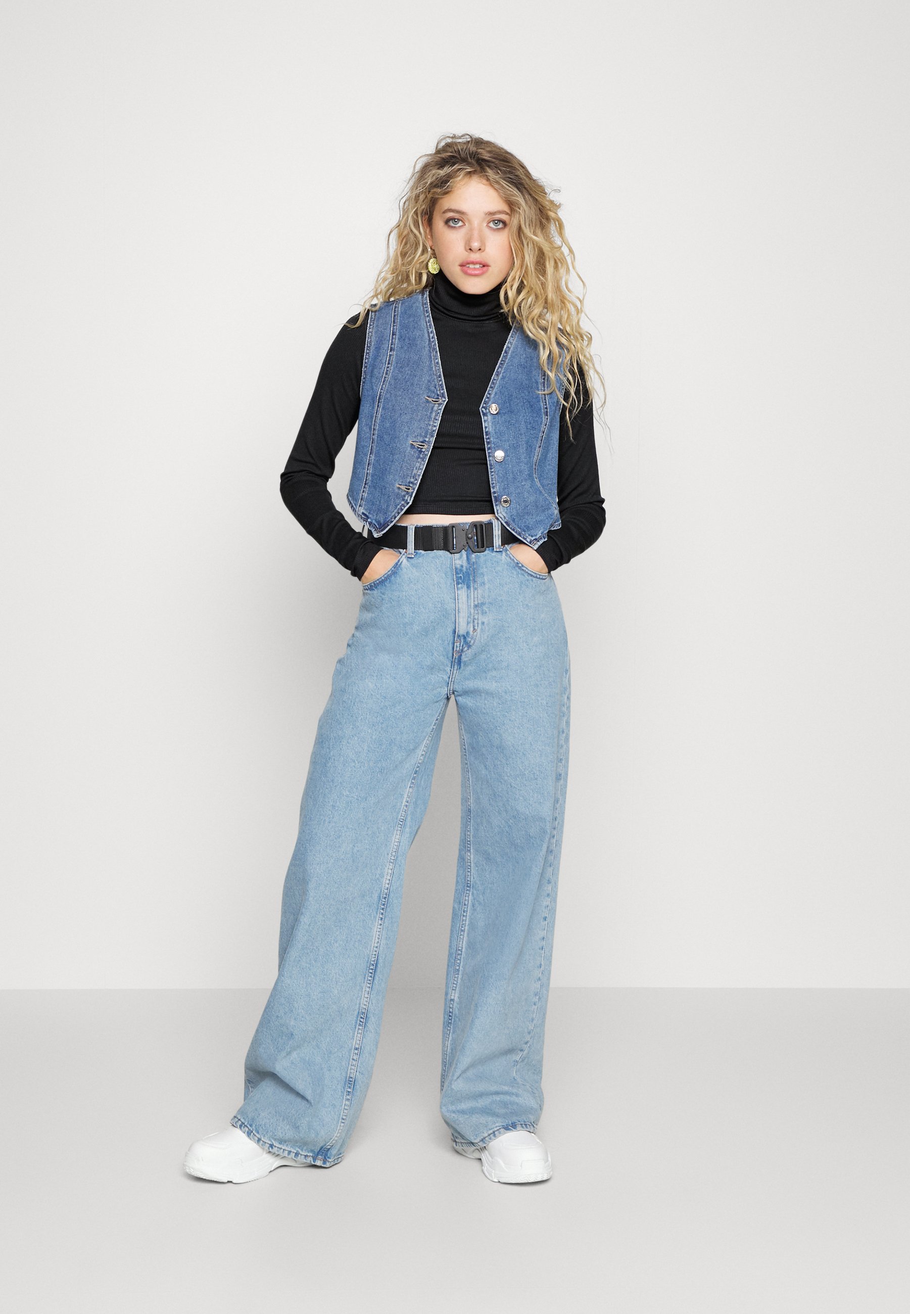 Levi's® ORIEL TURTLENECK - Long sleeved top - caviar/black