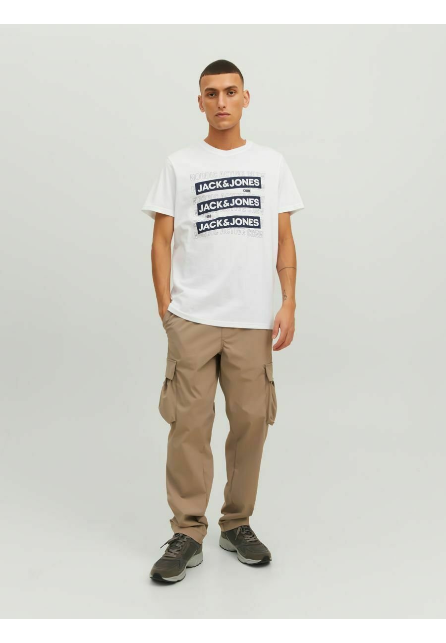 Jack &Jones LOGO - Print T-shirt - white
