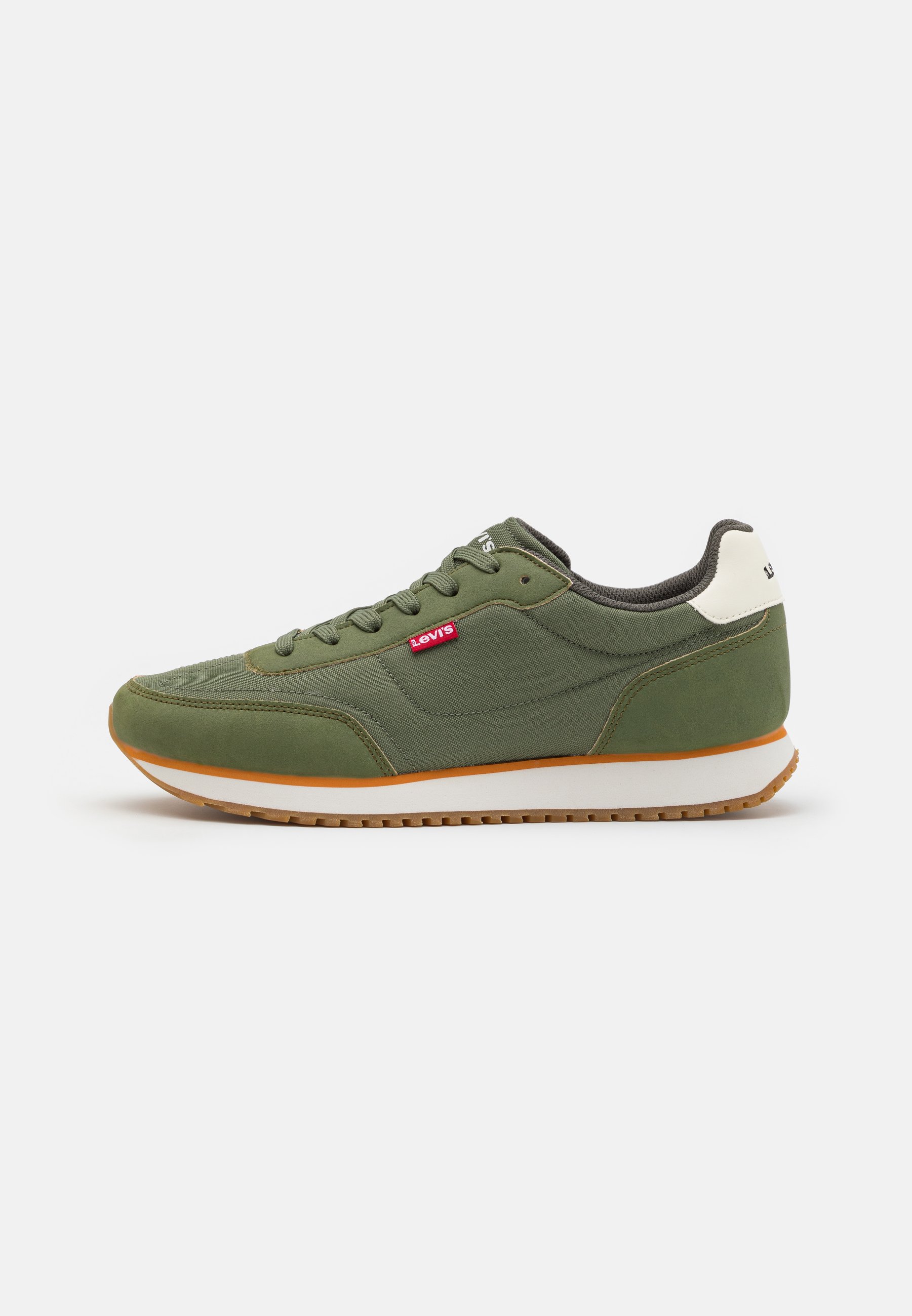 Levi's® STAG RUNNER - Trainers - dark khaki/khaki