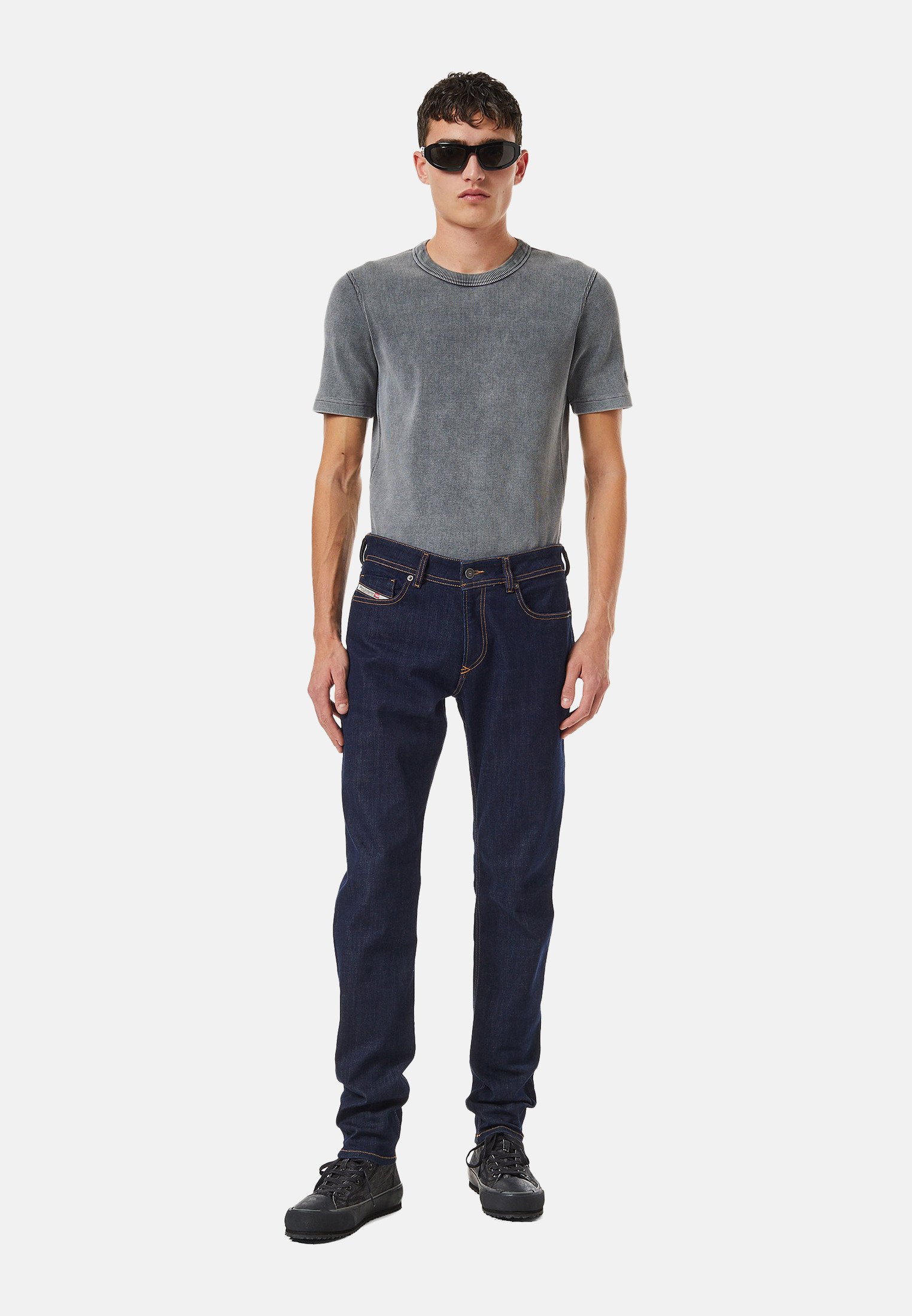 Diesel SLEENKER - Slim fit jeans - dark blue