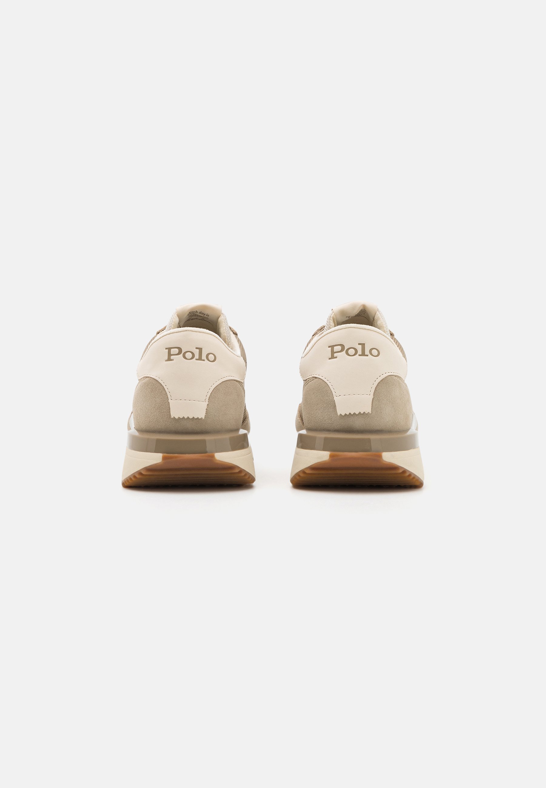 Polo Ralph Lauren TRAIN LACE UNISEX - Trainers - straw khaki/beige