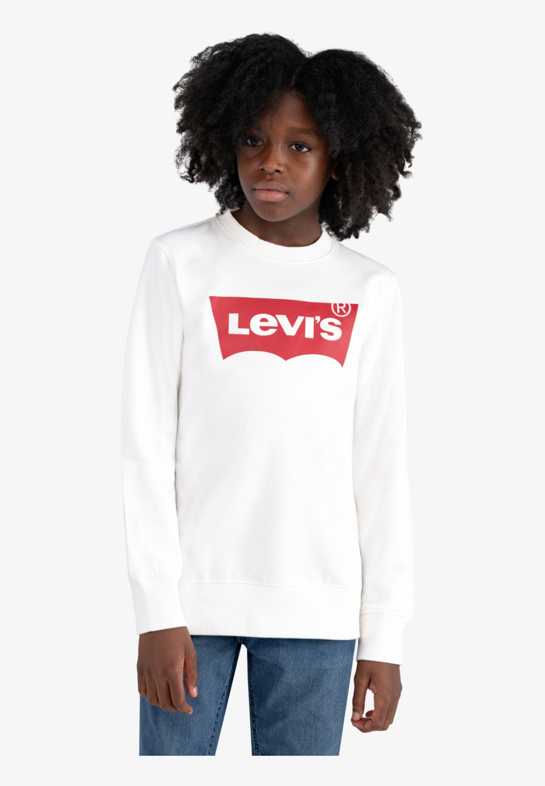 Levi's® BATWING CREWNECK - Sweatshirt - marshmallow/white