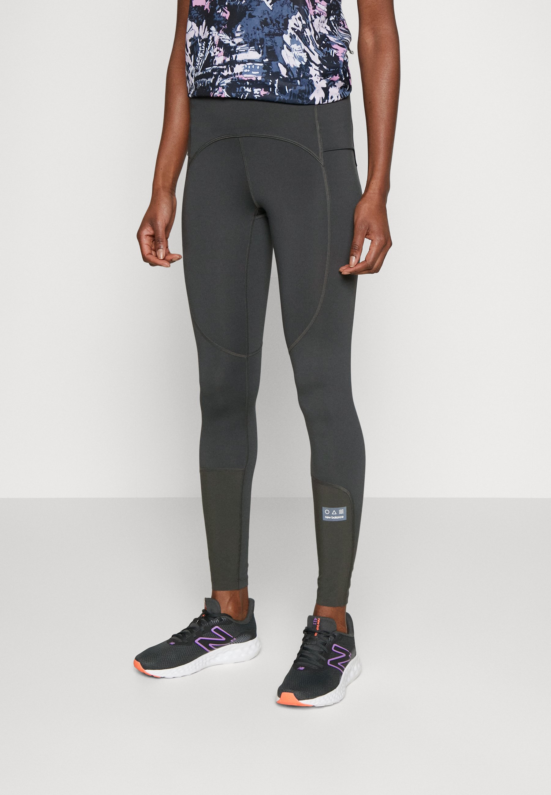 NB IMPACT RUN - Leggings - black/anthracite