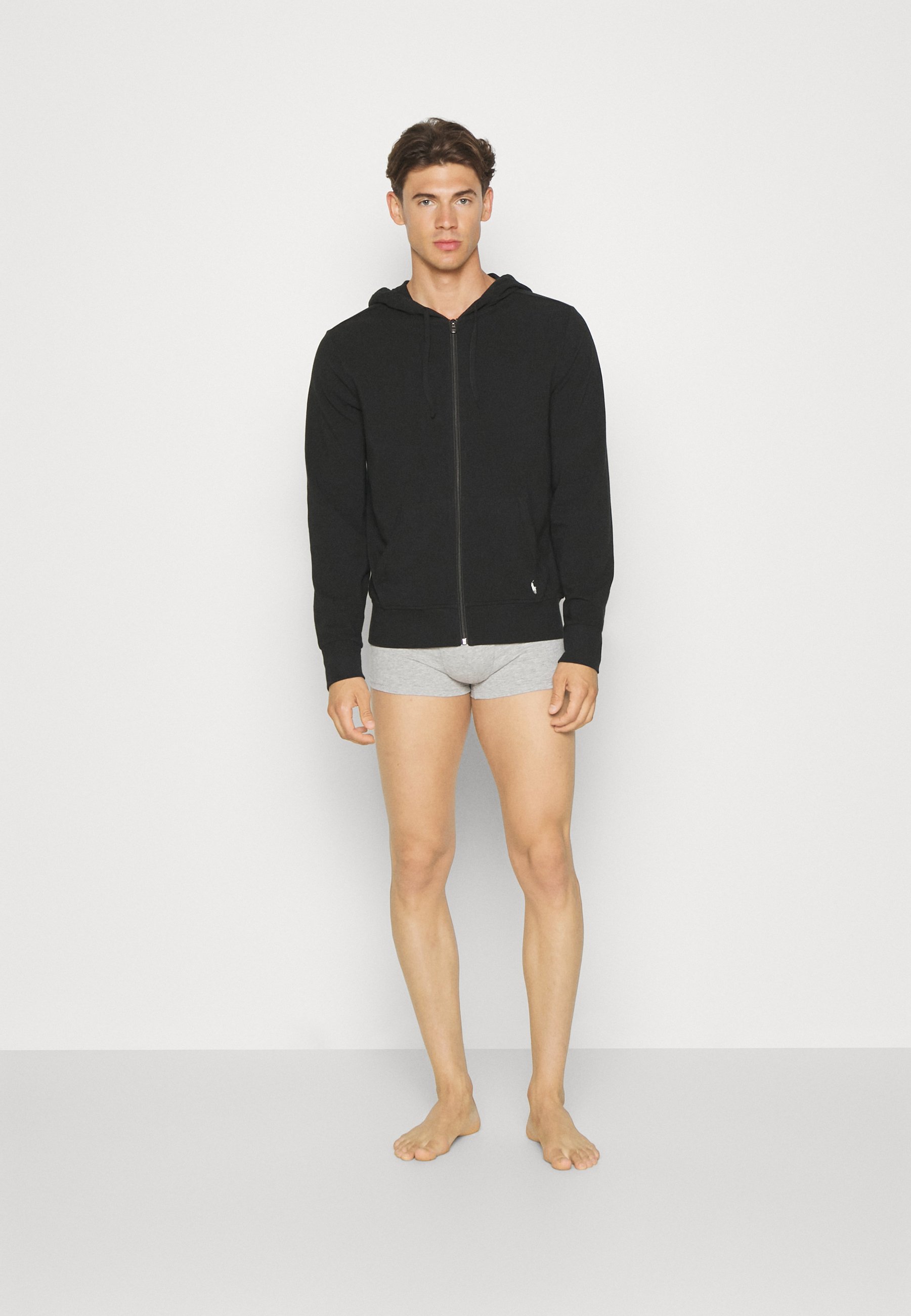 Polo Ralph Lauren HOODIE SLEEP - Pyjama top - black/dark blue