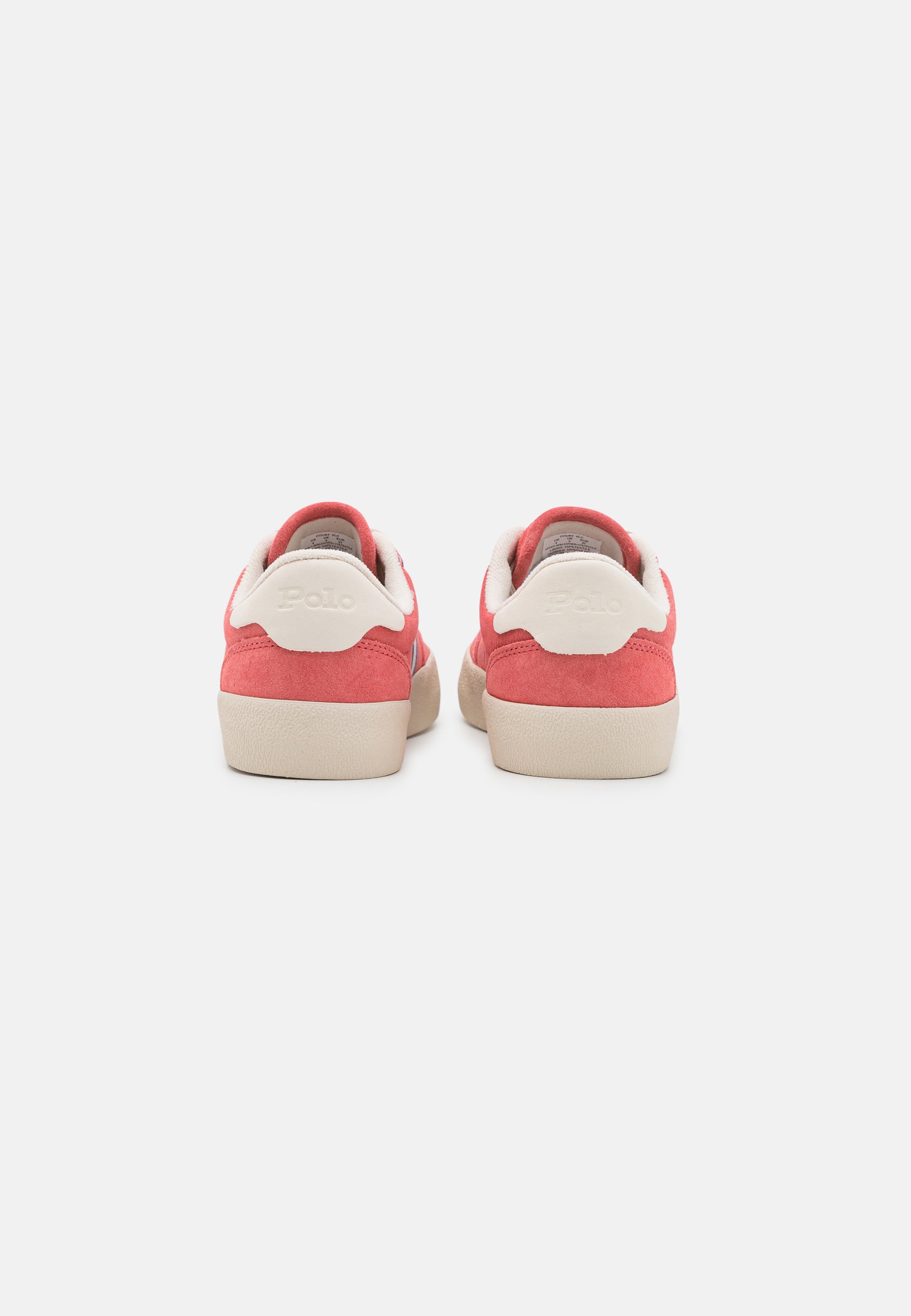 Polo Ralph Lauren COURT LACE UNISEX - Trainers - adirondack berry/red