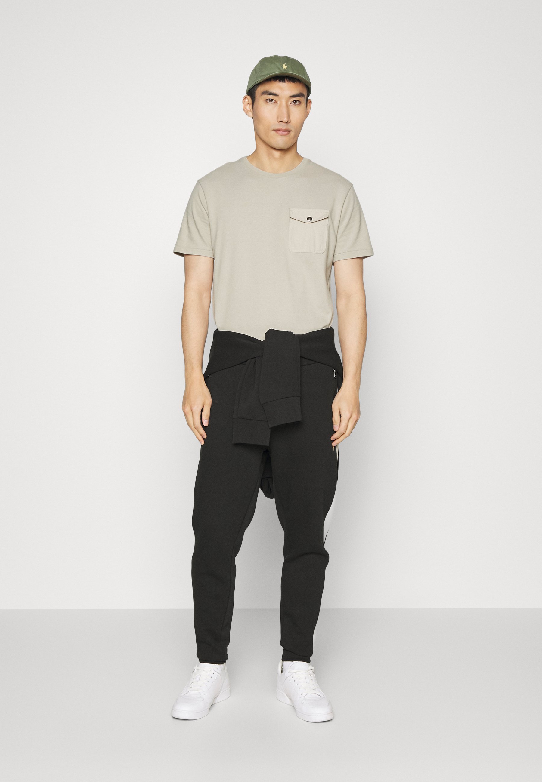 Polo Ralph Lauren SHORT SLEEVE - Basic T-shirt - classic stone/grey