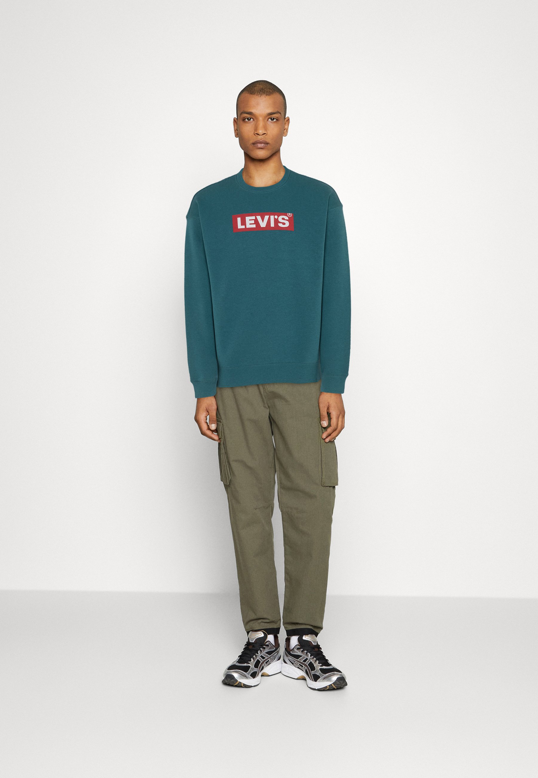 Levi's® GRAPHIC CREW - Sweatshirt - blue