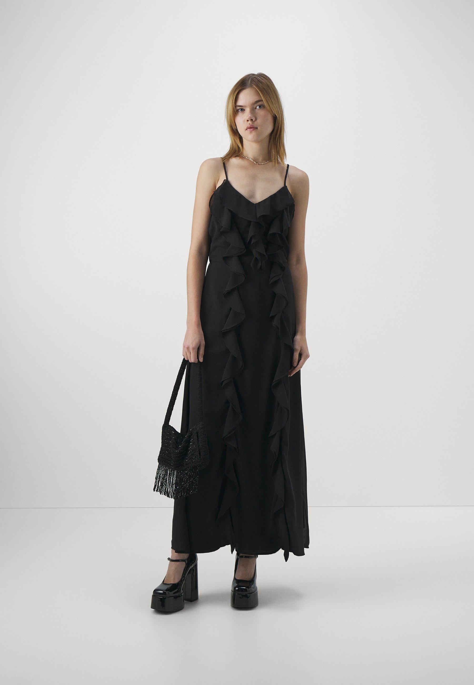 Vero Moda VMHOLLY SINGLET ANKLE DRESS - Occasion wear - black
