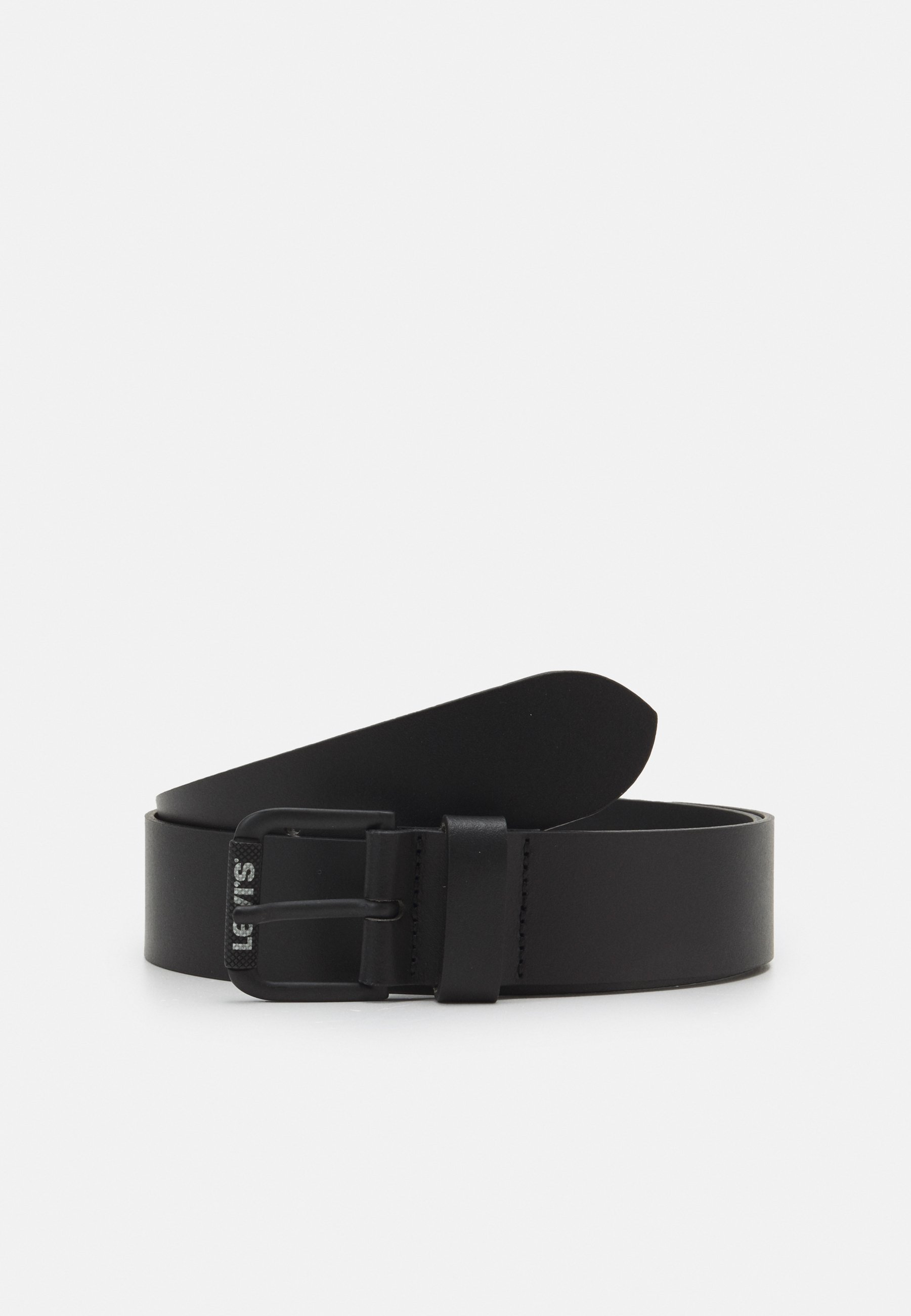 Levi's® TEXTURED ROLLER BUCKLE BELT UNISEX - Belt - regular black/black