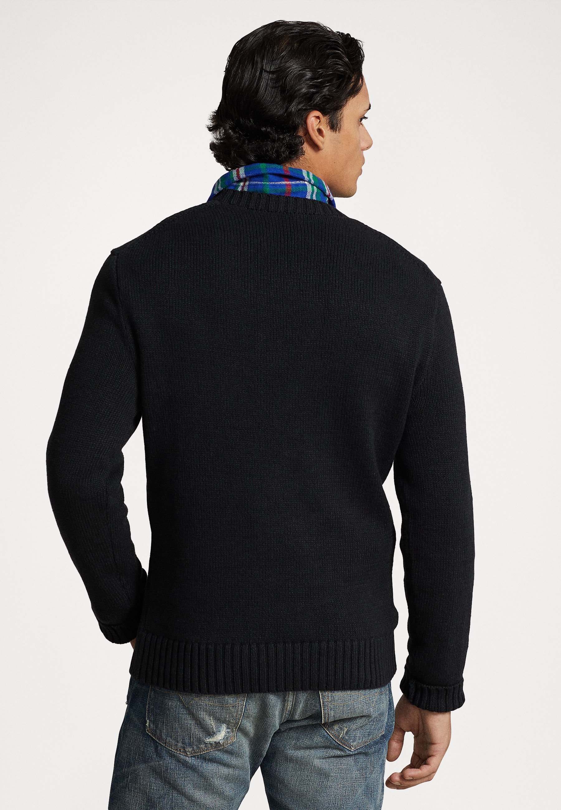 Polo Ralph Lauren LONG SLEEVE - Jumper - polo black/black