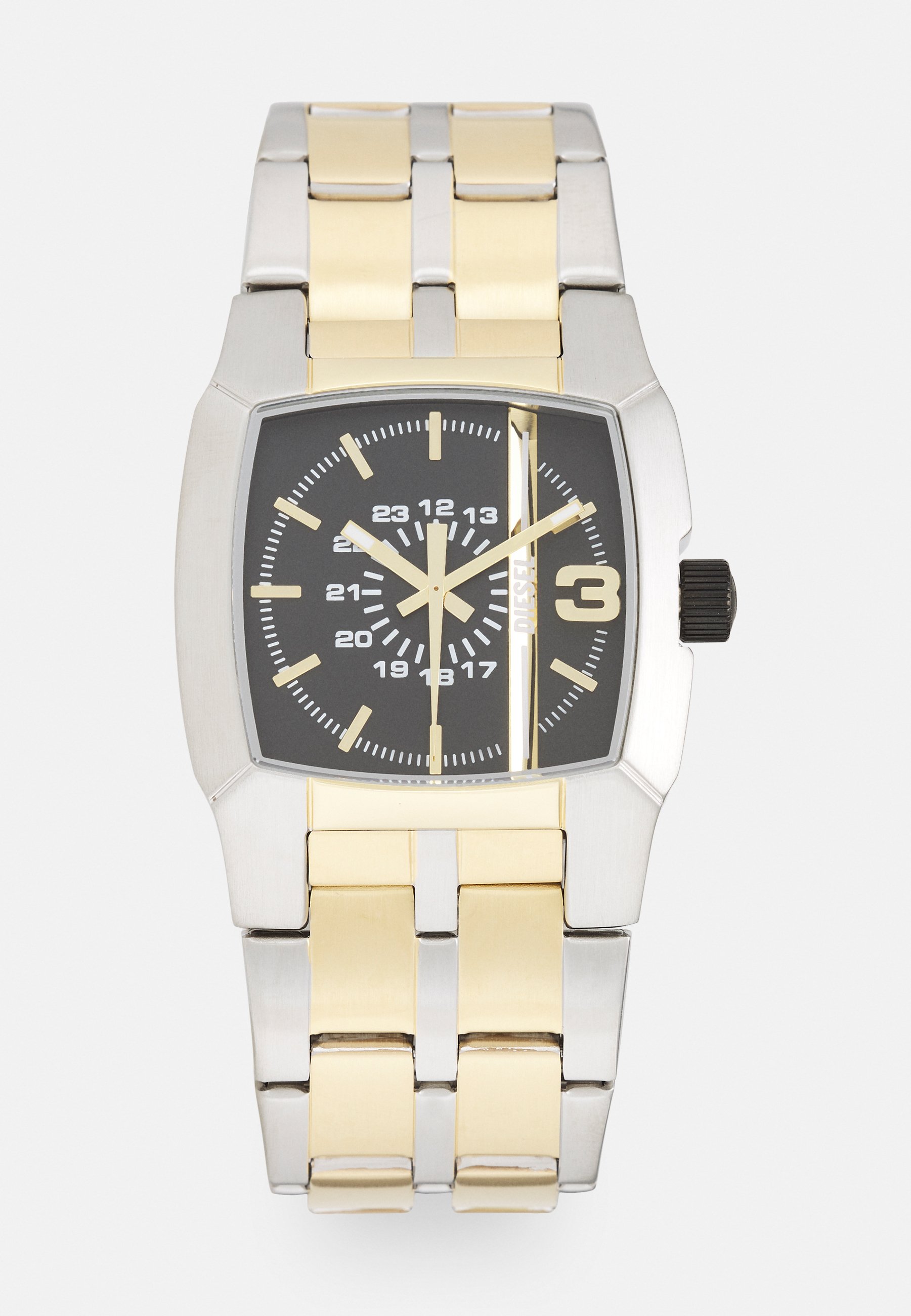 Diesel CLIFFHANGER - Watch - gold-colored/silver-colored/black/gold-coloured