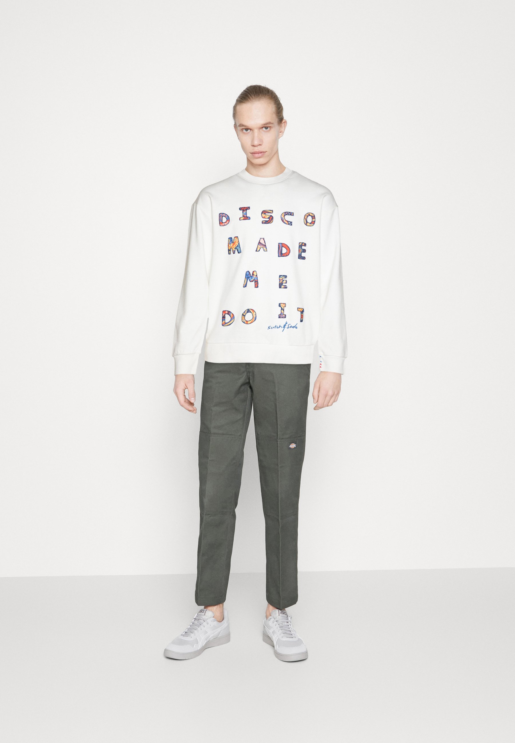 Scotch & Soda BANDANA APPLIQUE - Sweatshirt - off-white