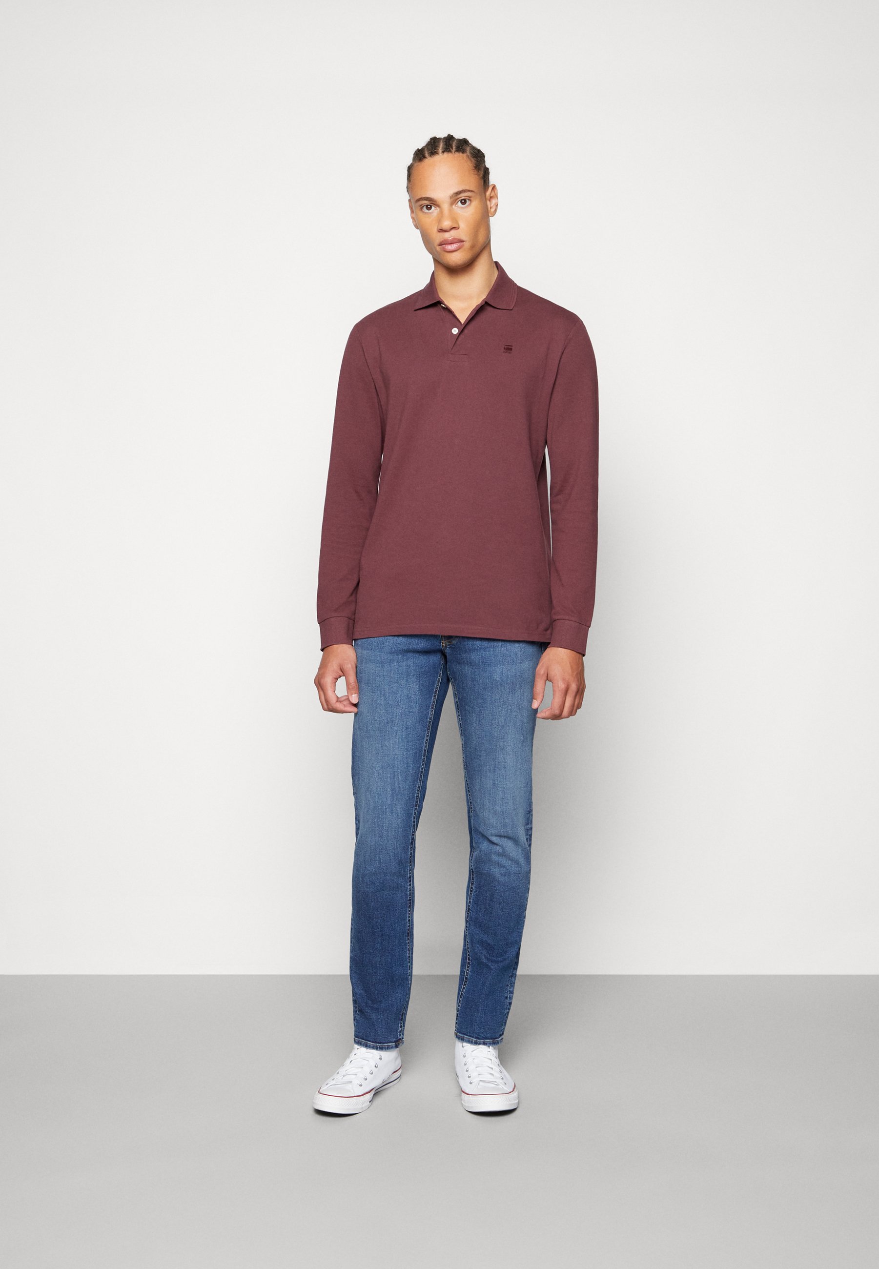 G-Star DUNDA CORE - Polo shirt - vineyard wine/dark red