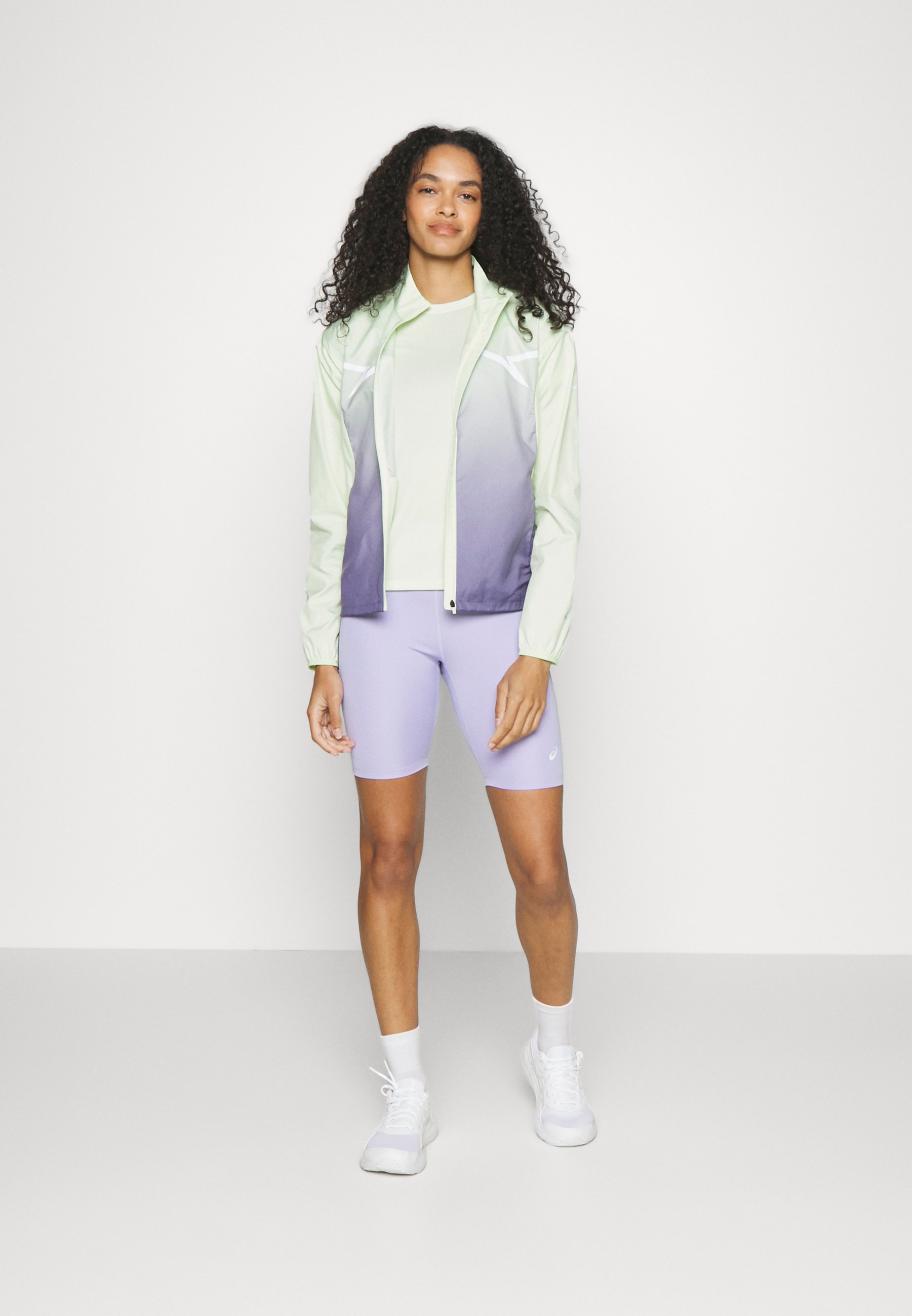 ASICS LITESHOW - Running jacket - whisper green/light green