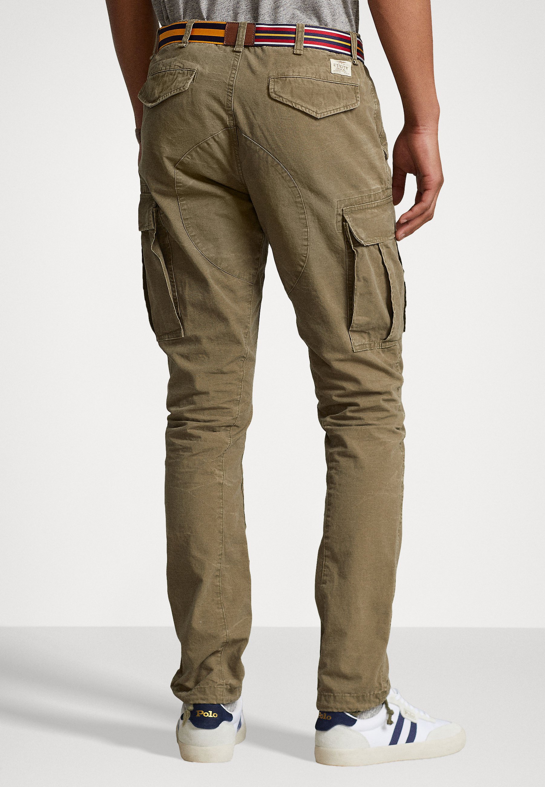 Polo Ralph Lauren SLIM FIT PANTS - Cargo trousers - outdoors olive/olive
