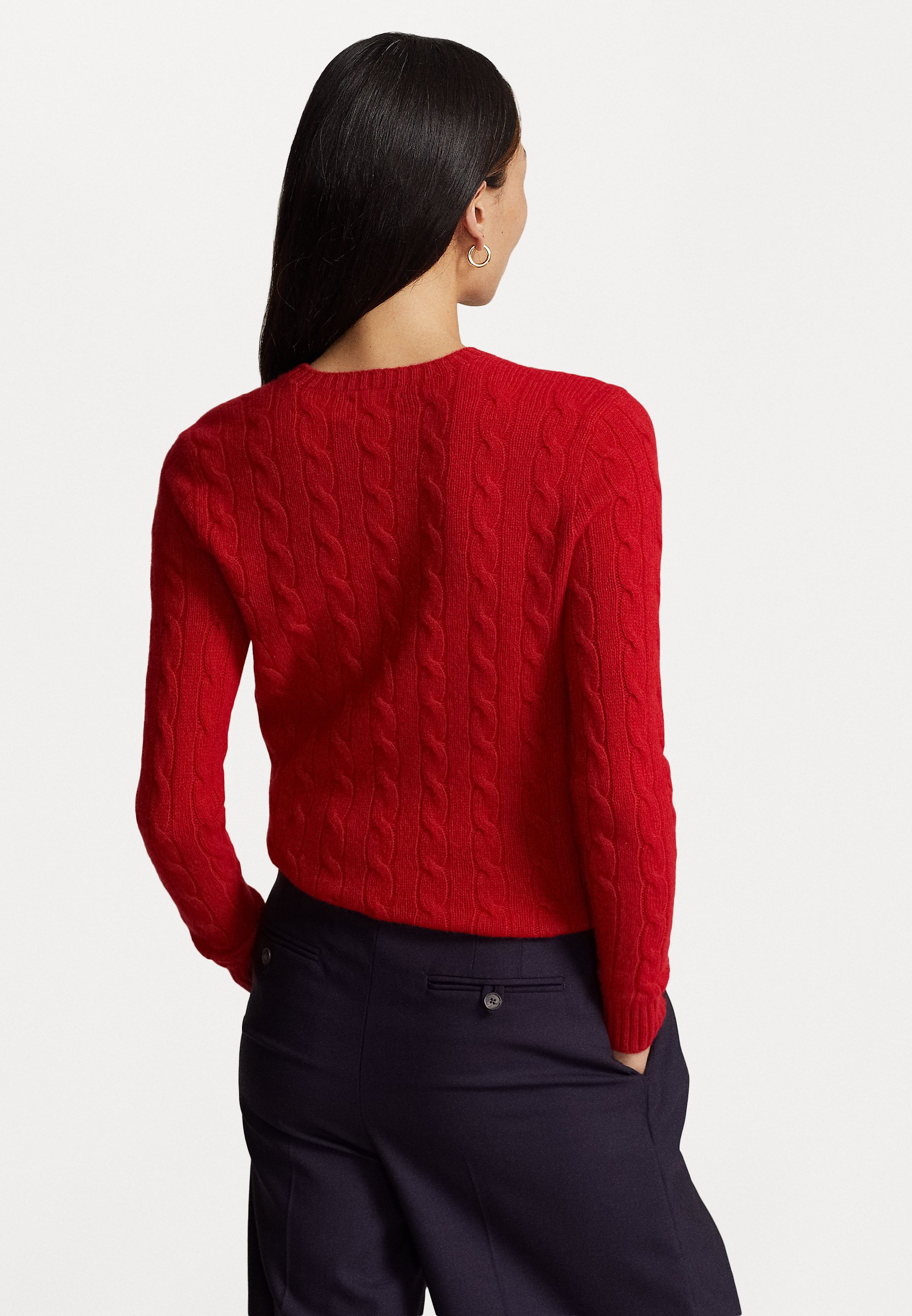 Polo Ralph Lauren JULIANNA LONG SLEEVE - Jumper - new red/mottled red