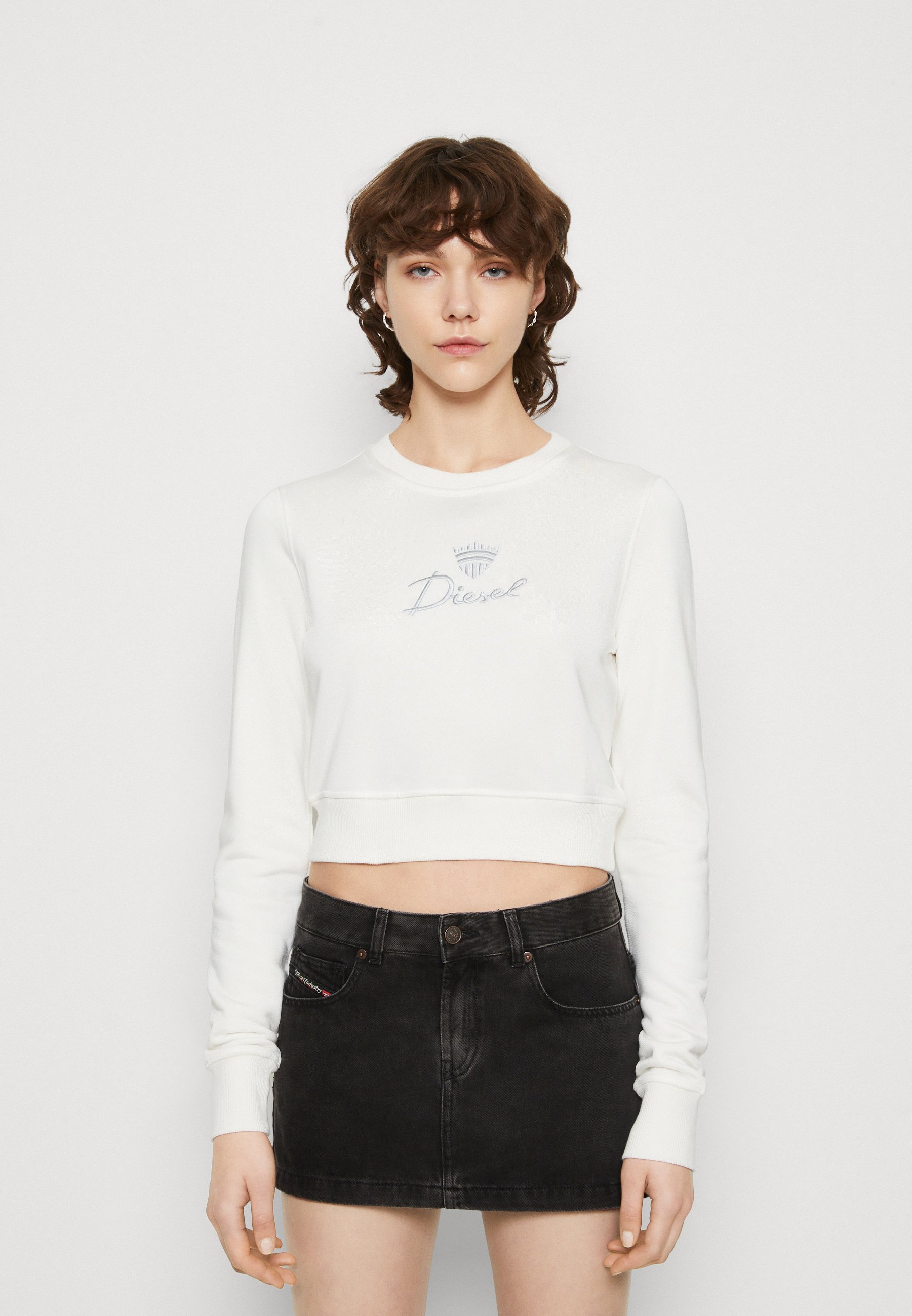 Diesel F-SLIMMY-G3 - Sweatshirt - white