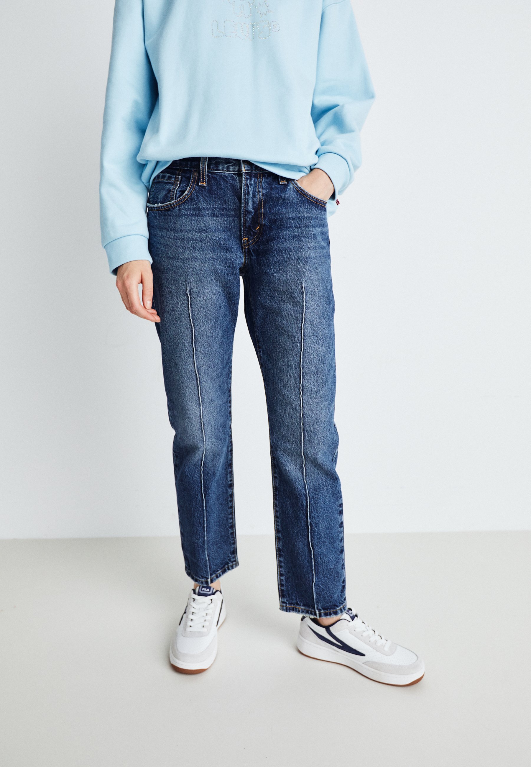 Levi's® MIDDY STRAIGHT - Straight leg jeans - blue