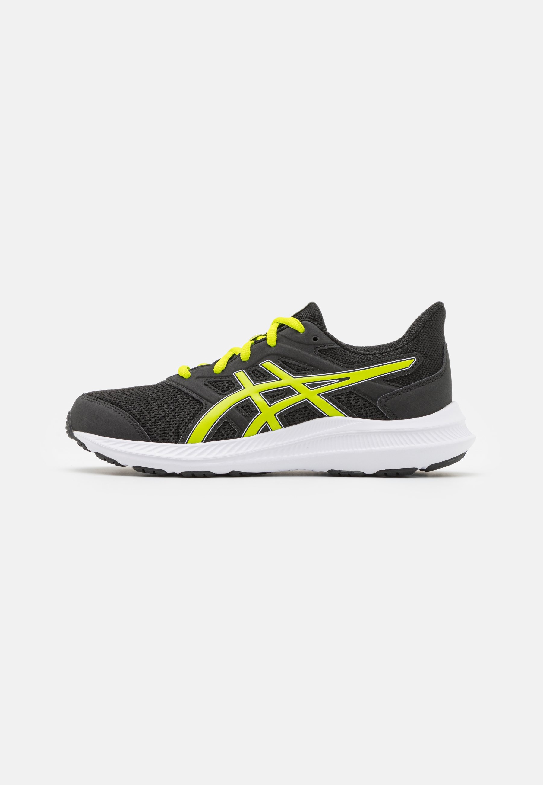ASICS JOLT 4 UNISEX - Neutral running shoes - black/lime zest/black