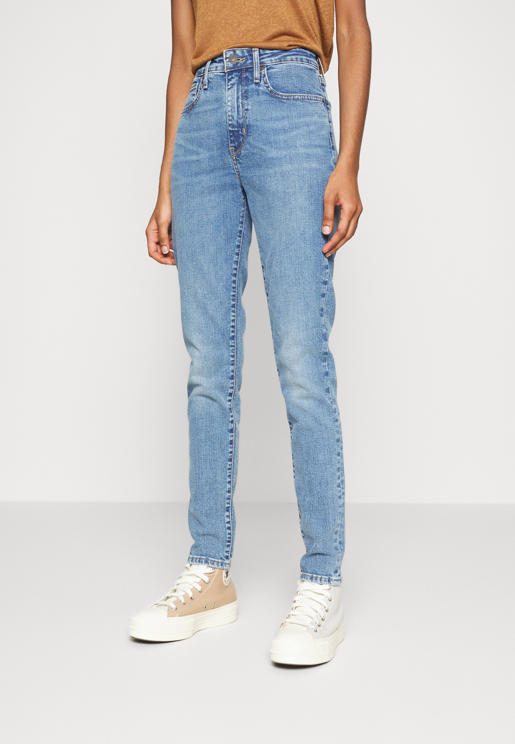 Levi's® 721™ HIGH RISE SKINNY - Jeans Skinny Fit -  medium indigo worn in/stone blue denim