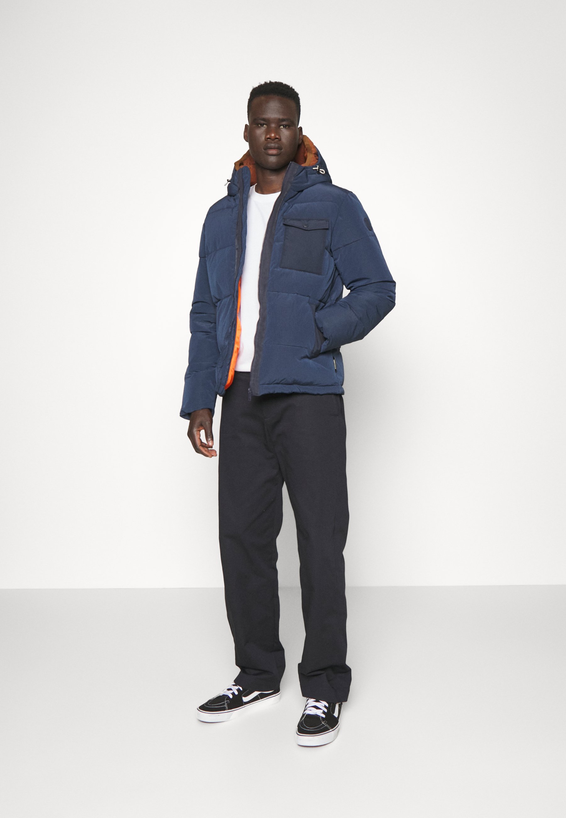 Scotch & Soda HOODED JACKET - Winter jacket - night/dark blue